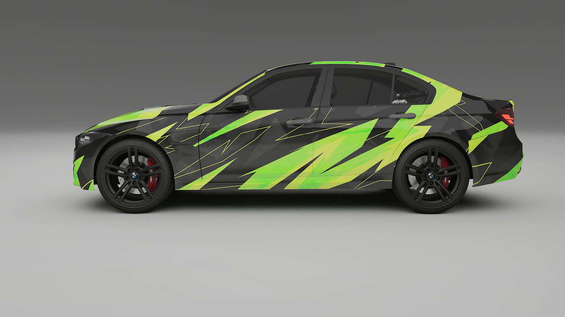 BMW M3 F80 NINJA TURTLES – Design-Wrap PPF-Kit aus bedruckbarer Polyurethanfolie