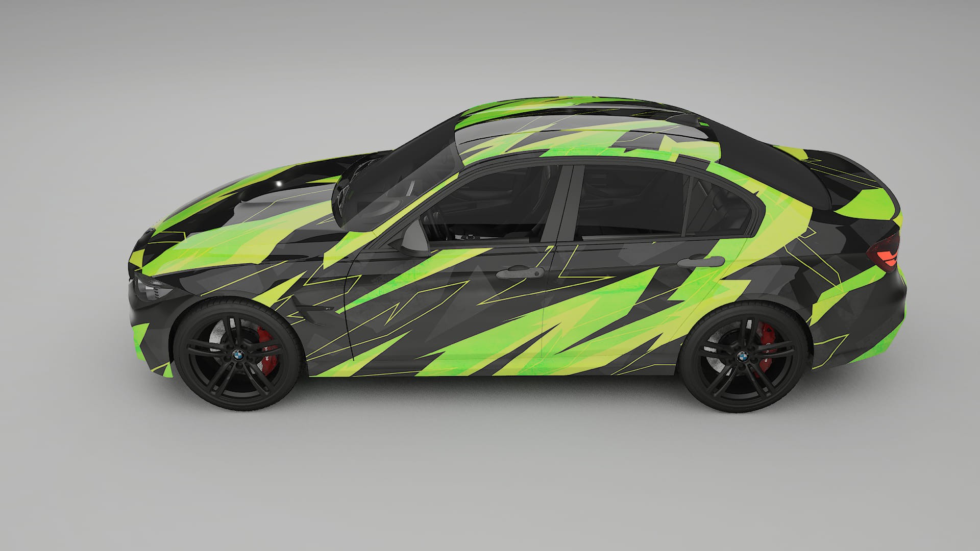 BMW M3 F80 NINJA TURTLES – Design-Wrap PPF-Kit aus bedruckbarer Polyurethanfolie