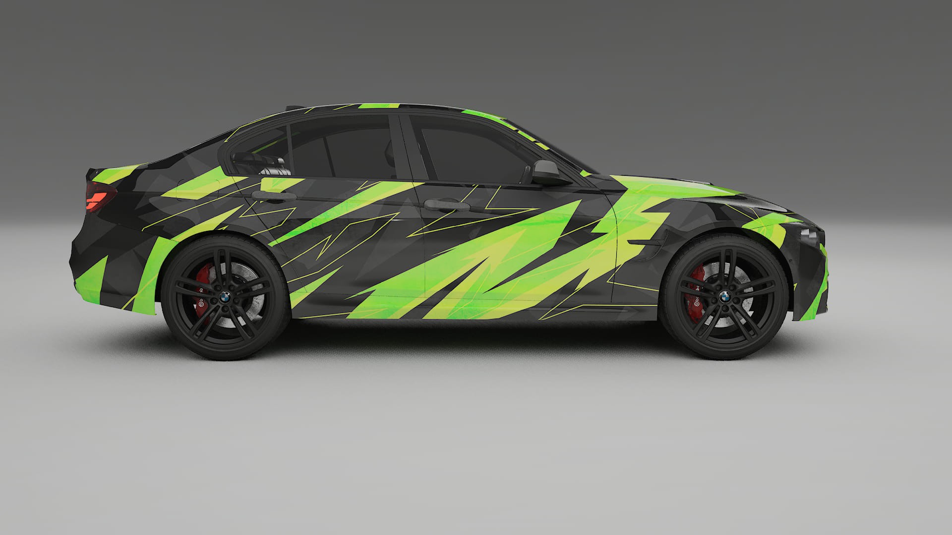 BMW M3 F80 NINJA TURTLES – Design-Wrap PPF-Kit aus bedruckbarer Polyurethanfolie