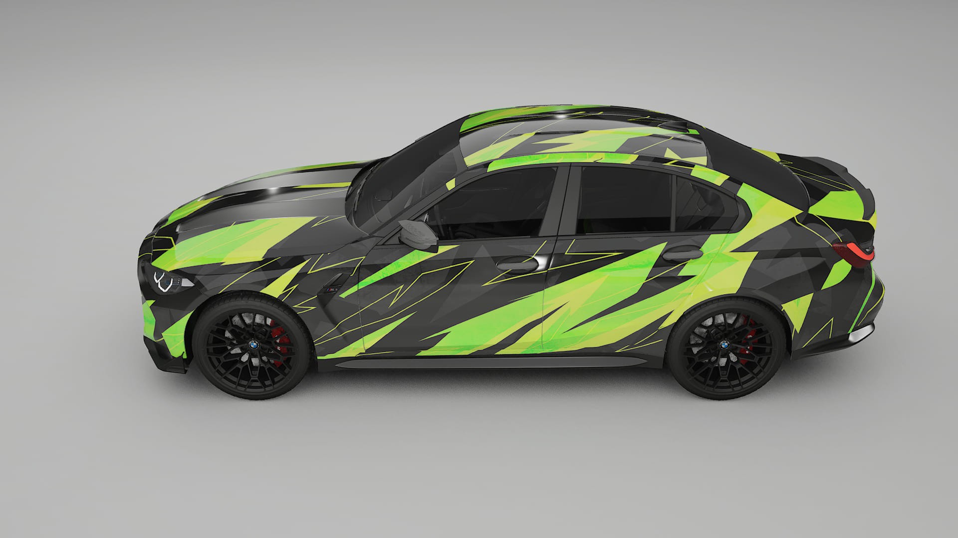 BMW M3 G80 Competition CS NINJA TURTLES – Design-Wrap PPF-Kit aus bedruckbarer Polyurethanfolie