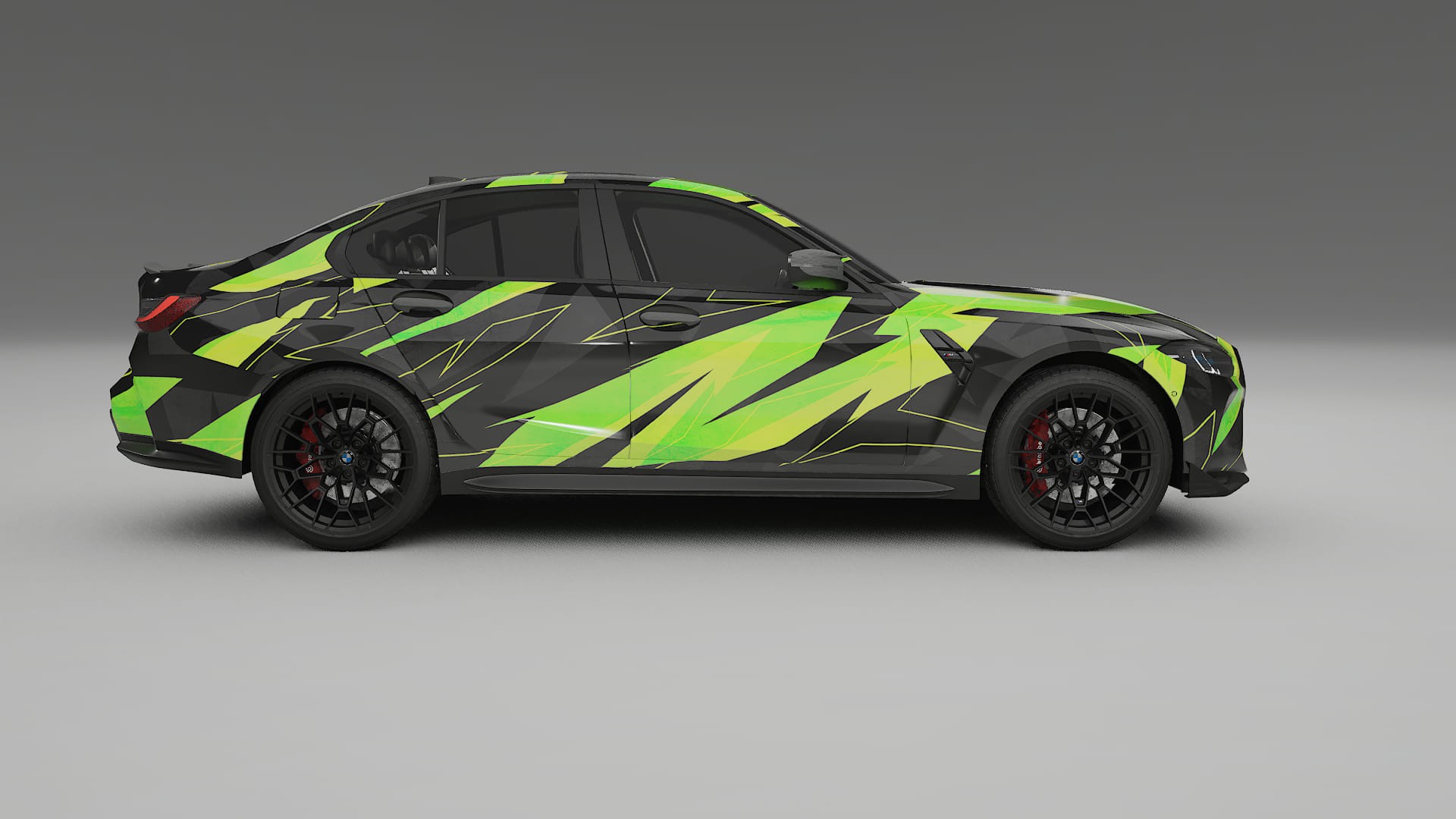 BMW M3 G80 Competition CS NINJA TURTLES – Design-Wrap PPF-Kit aus bedruckbarer Polyurethanfolie