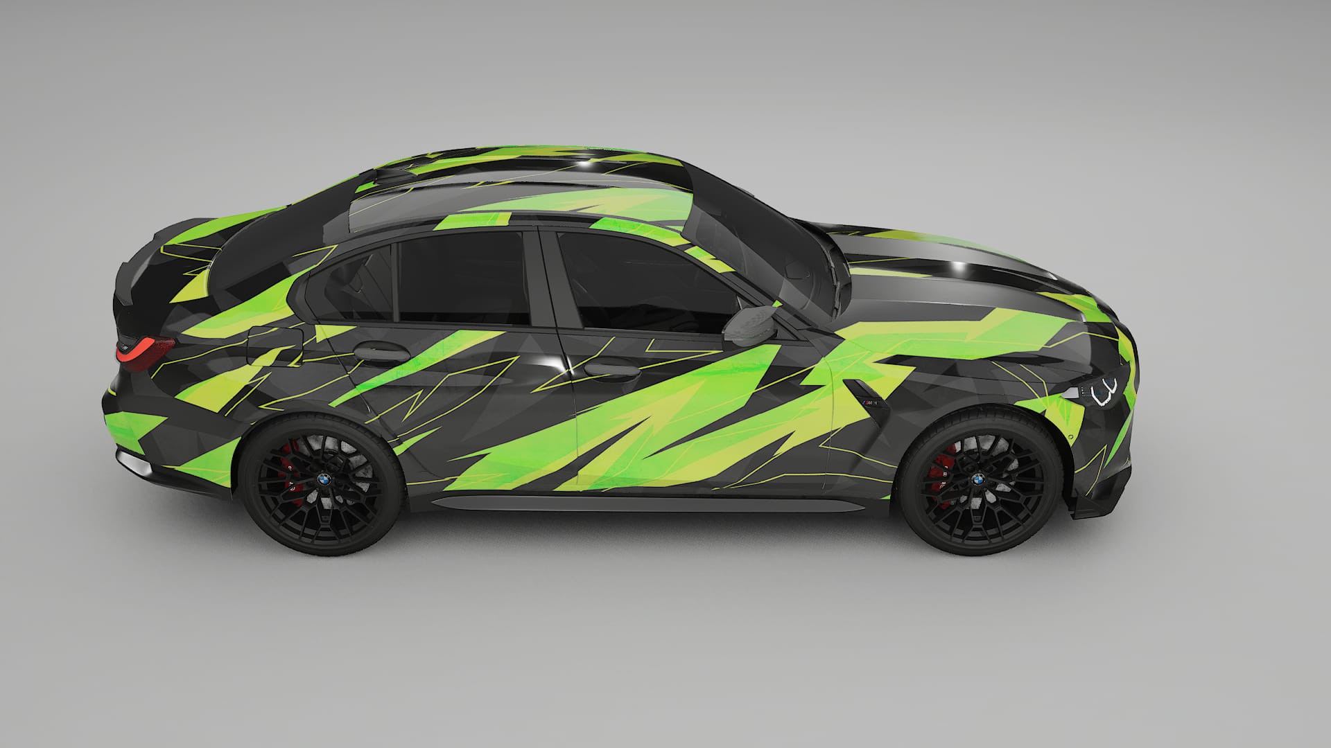 BMW M3 G80 Competition CS NINJA TURTLES – Design-Wrap PPF-Kit aus bedruckbarer Polyurethanfolie