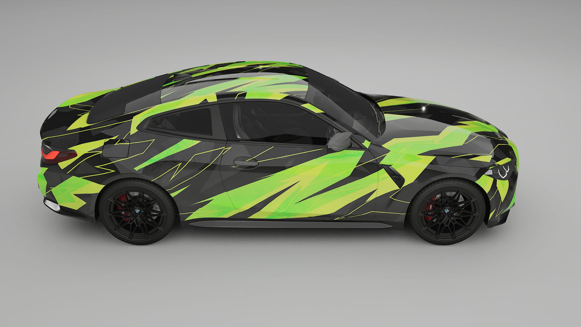 BMW M4 G82 NINJA TURTLES – Design-Wrap PPF-Kit aus bedruckbarer Polyurethanfolie