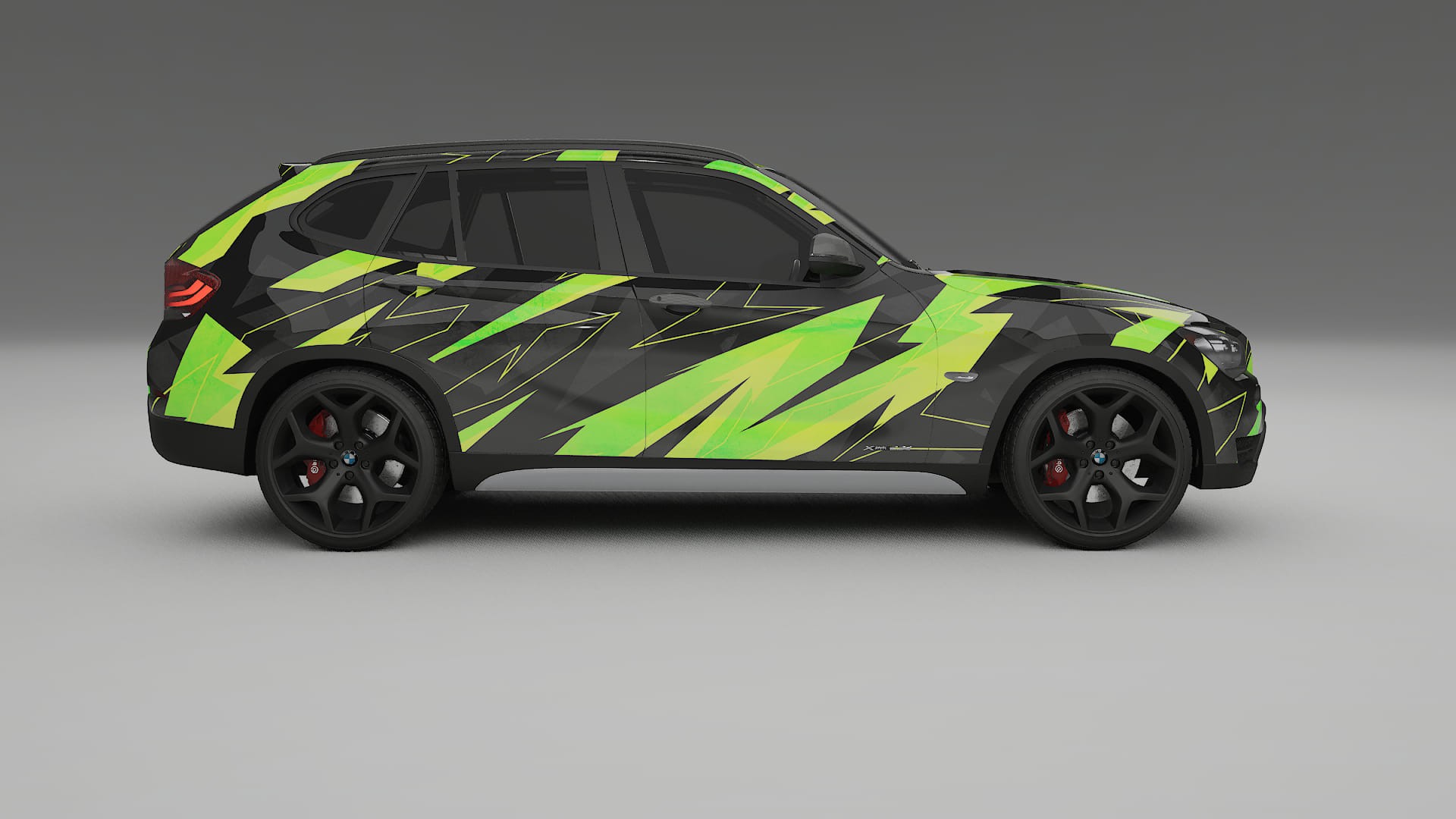 BMW X1 E84 NINJA TURTLES – Design-Wrap PPF-Kit aus bedruckbarer Polyurethanfolie