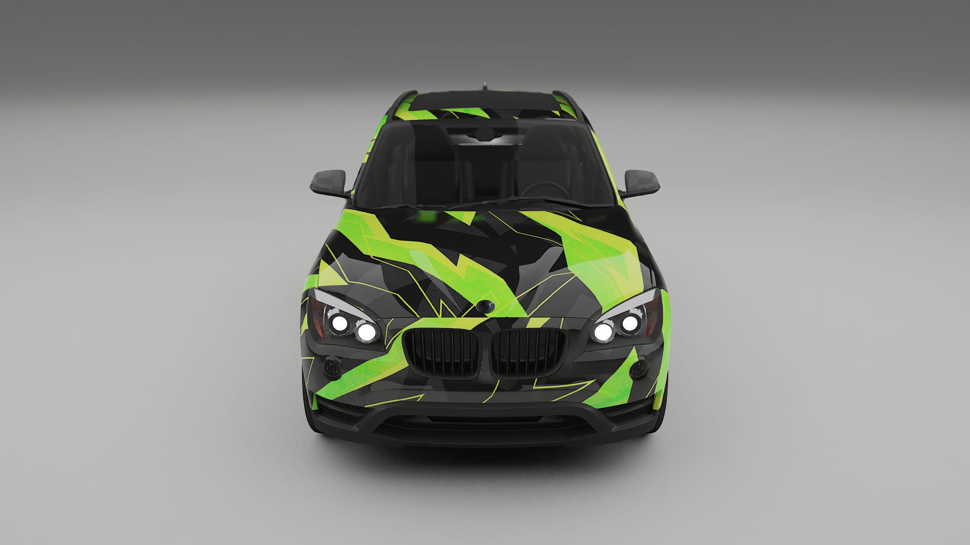 BMW X1 E84 NINJA TURTLES – Design-Wrap PPF-Kit aus bedruckbarer Polyurethanfolie