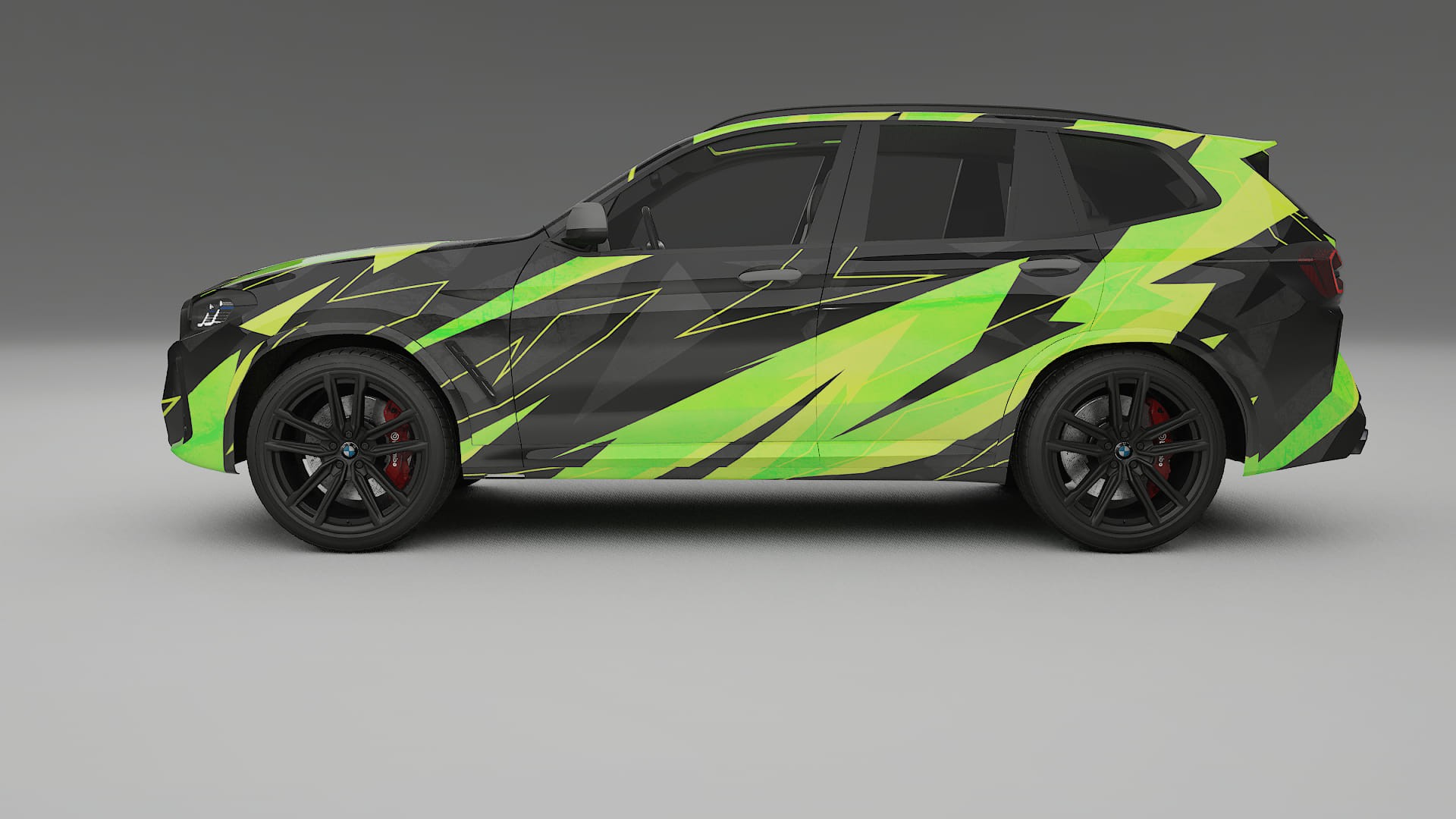 BMW X3 G01 facelift NINJA TURTLES – Design-Wrap PPF-Kit aus bedruckbarer Polyurethanfolie