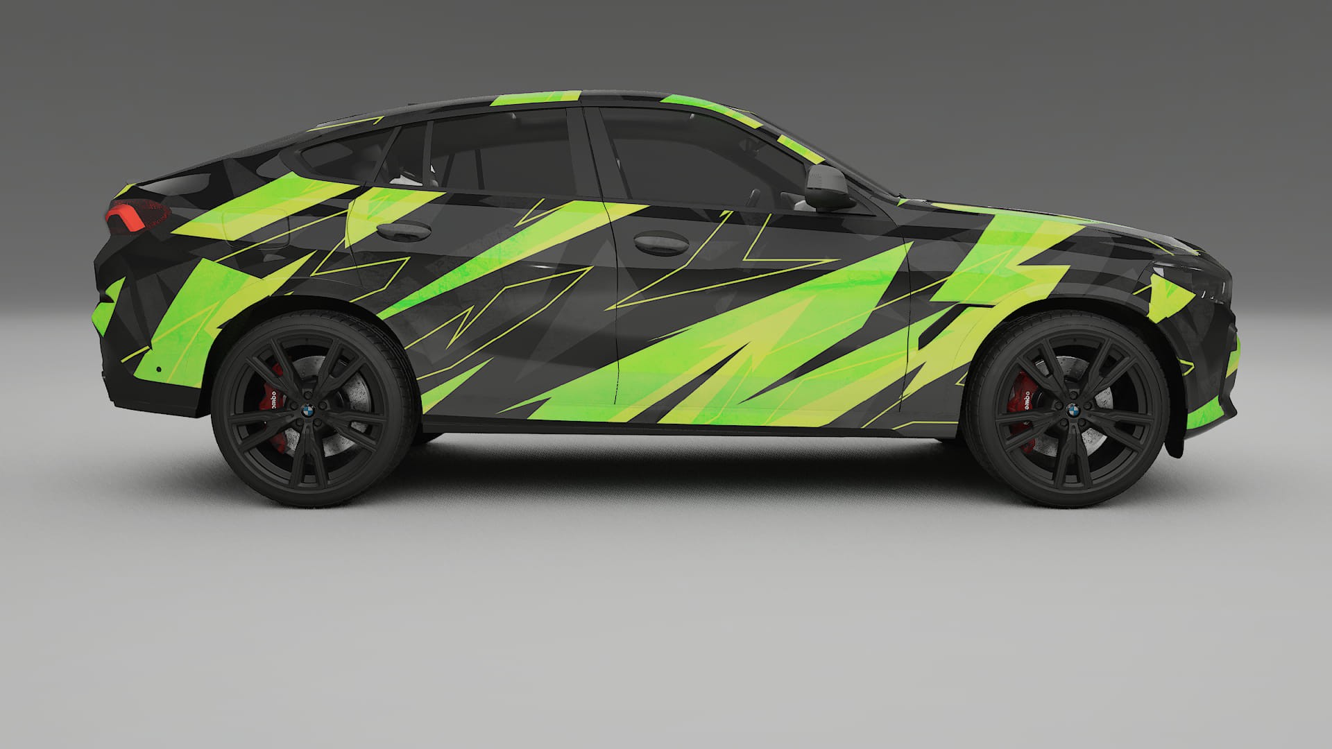 BMW X6 G06 F96 NINJA TURTLES – Design-Wrap PPF-Kit aus bedruckbarer Polyurethanfolie