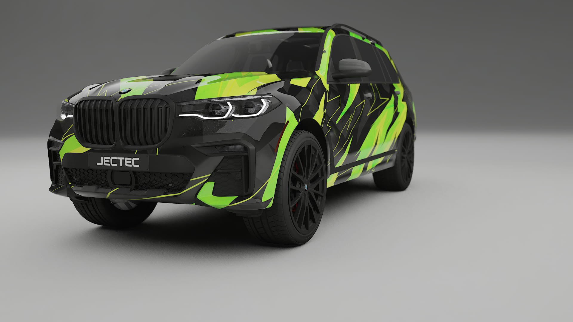 BMW X7 M G07 NINJA TURTLES – Design-Wrap PPF-Kit aus bedruckbarer Polyurethanfolie