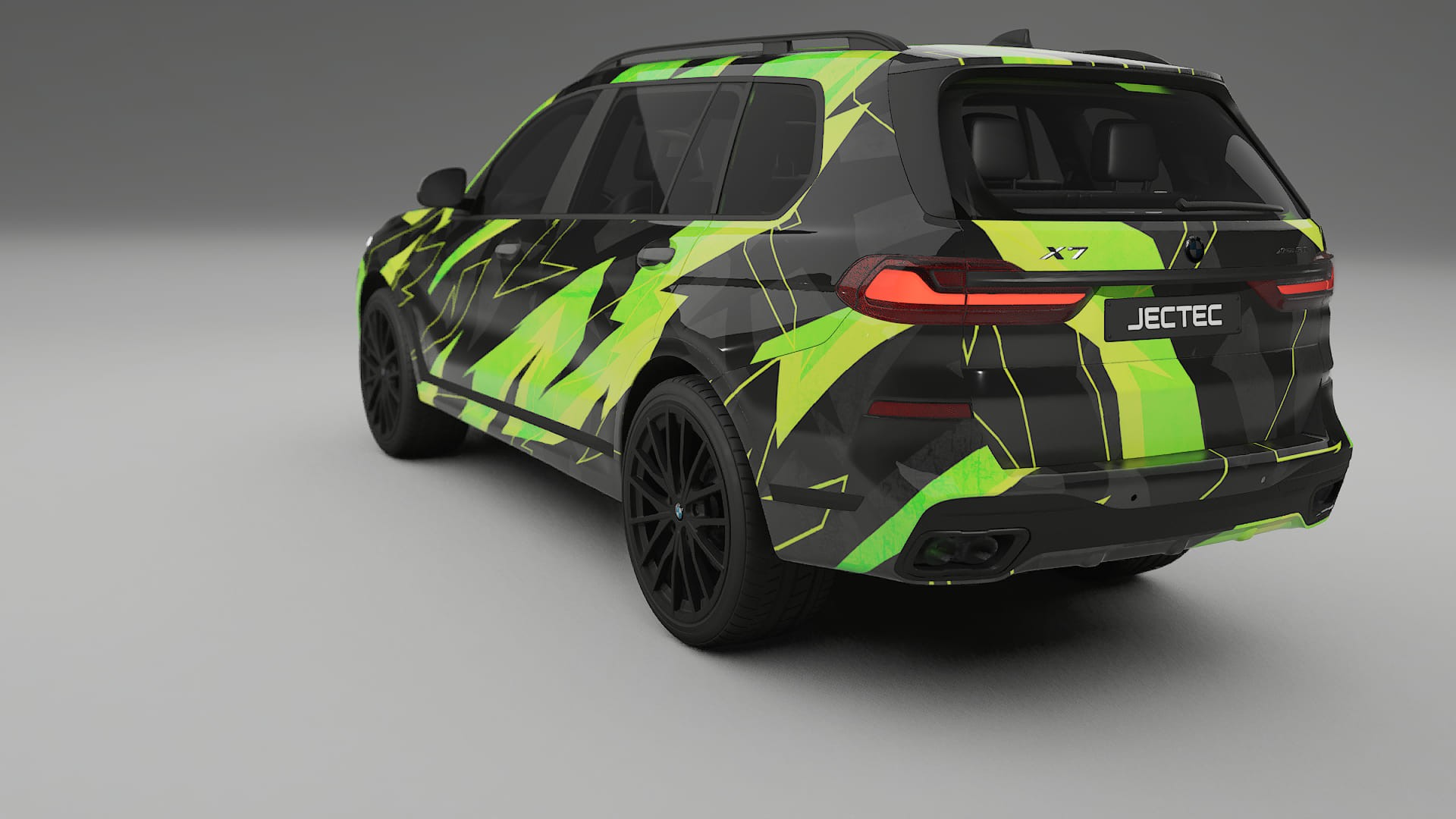BMW X7 M G07 NINJA TURTLES – Design-Wrap PPF-Kit aus bedruckbarer Polyurethanfolie