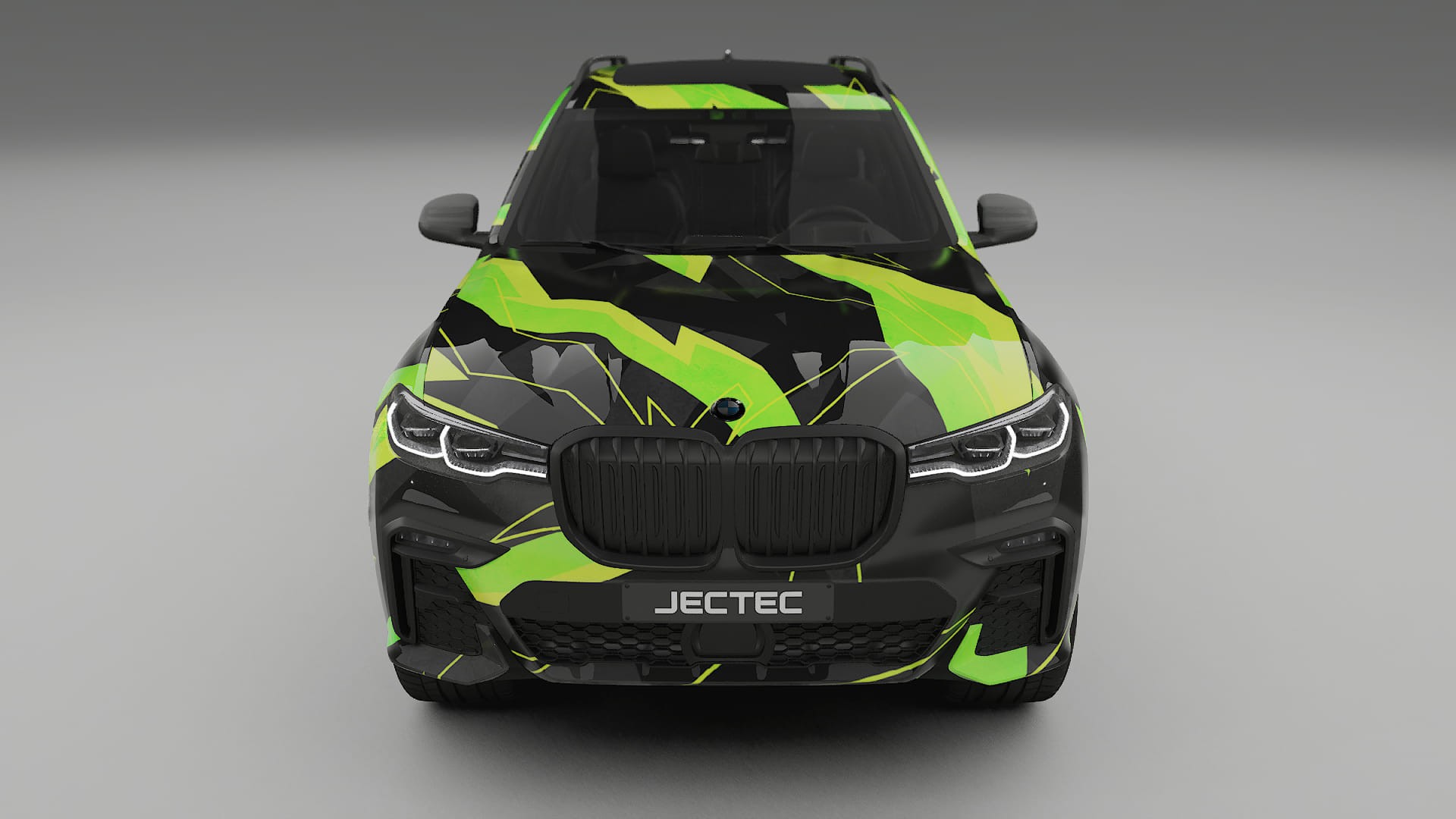 BMW X7 M G07 NINJA TURTLES – Design-Wrap PPF-Kit aus bedruckbarer Polyurethanfolie