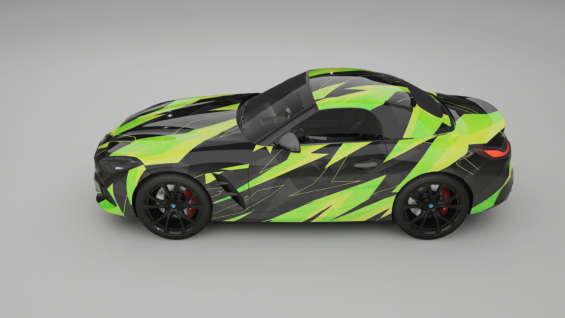 BMW Z4 G29 NINJA TURTLES – Design-Wrap PPF-Kit aus bedruckbarer Polyurethanfolie