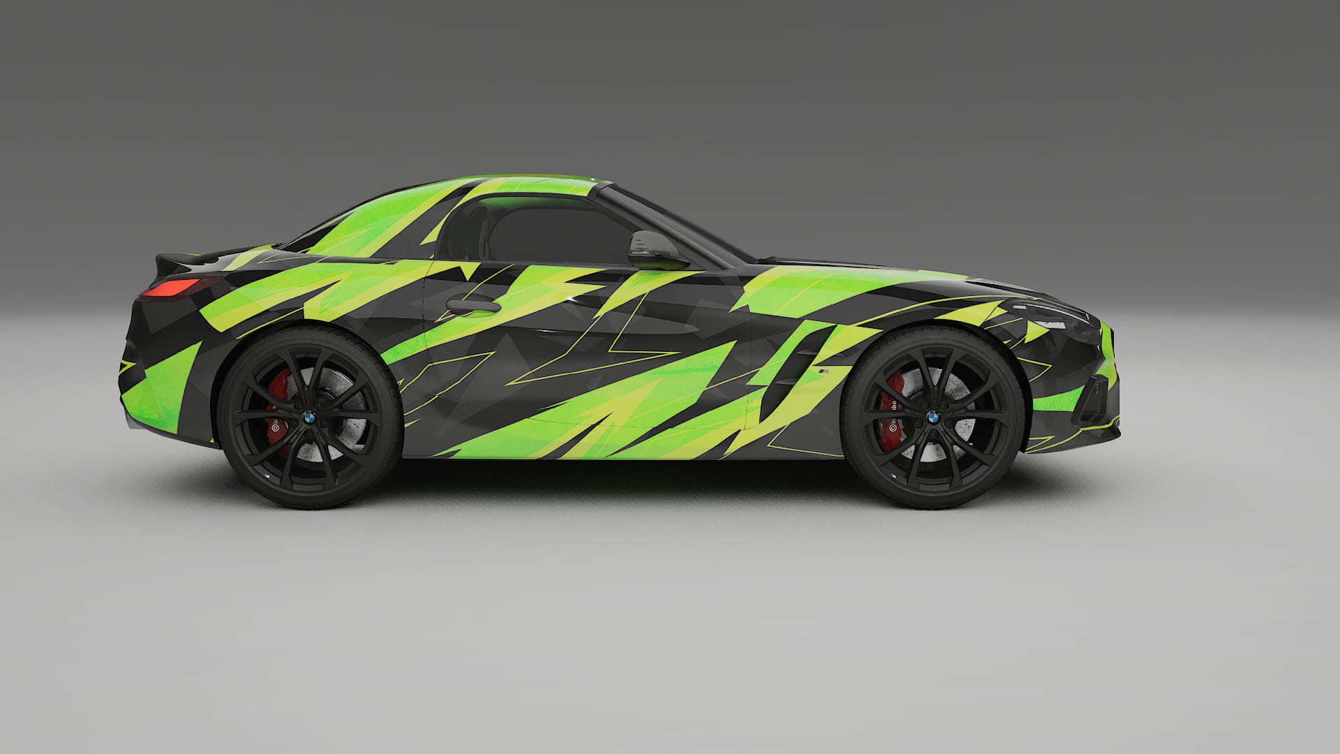 BMW Z4 G29 NINJA TURTLES – Design-Wrap PPF-Kit aus bedruckbarer Polyurethanfolie
