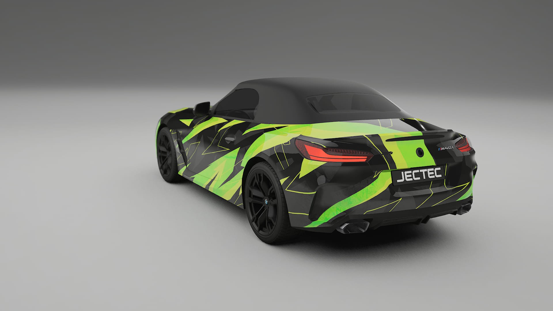 BMW Z4 G29 M40i First edition roadster NINJA TURTLES – Design-Wrap PPF-Kit aus bedruckbarer Polyurethanfolie
