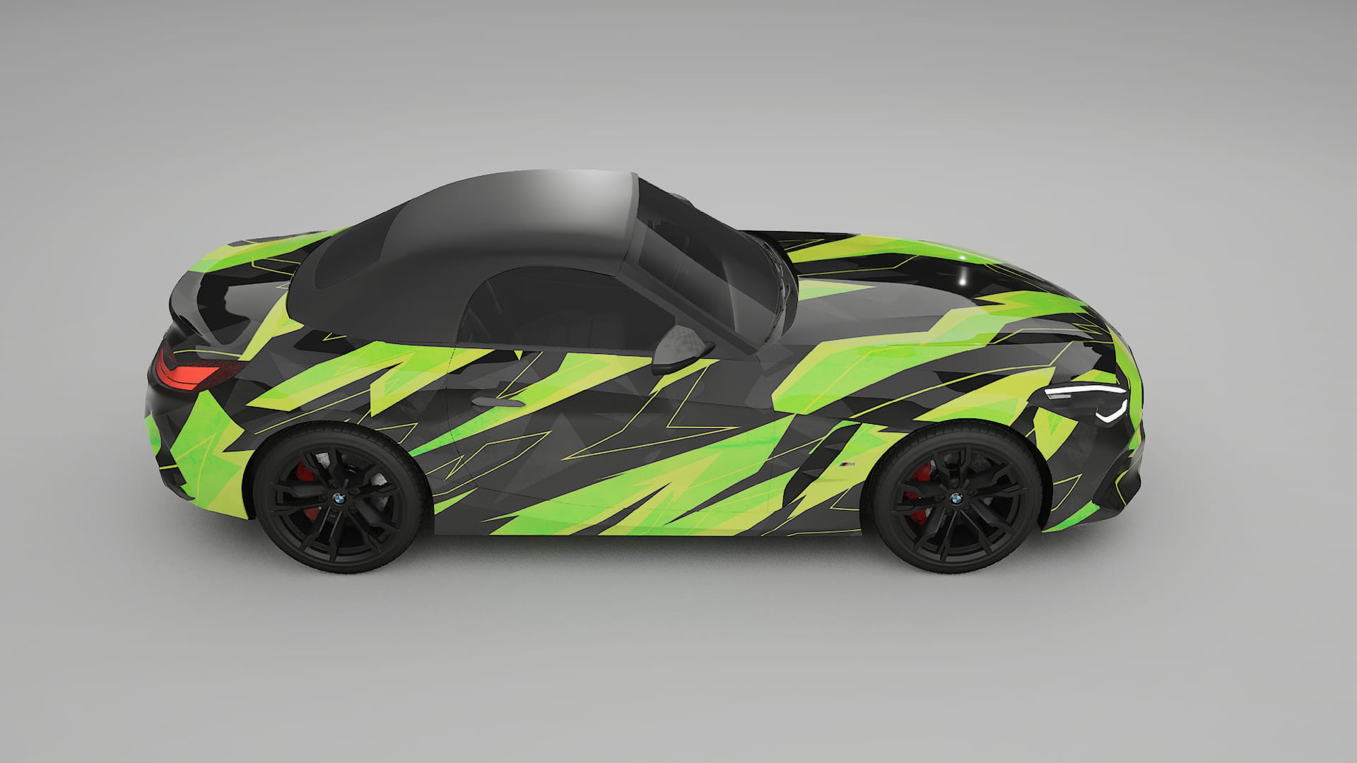 BMW Z4 G29 M40i First edition roadster NINJA TURTLES – Design-Wrap PPF-Kit aus bedruckbarer Polyurethanfolie