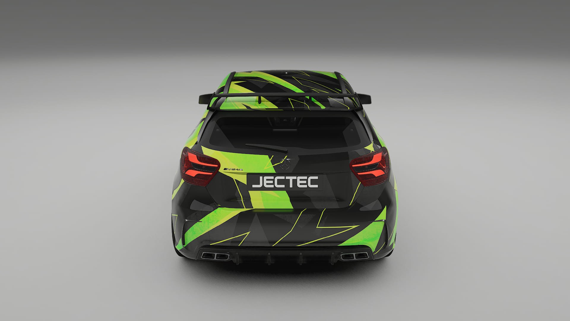 Mercedes A45 AMG W176 NINJA TURTLES – Design-Wrap PPF-Kit aus bedruckbarer Polyurethanfolie