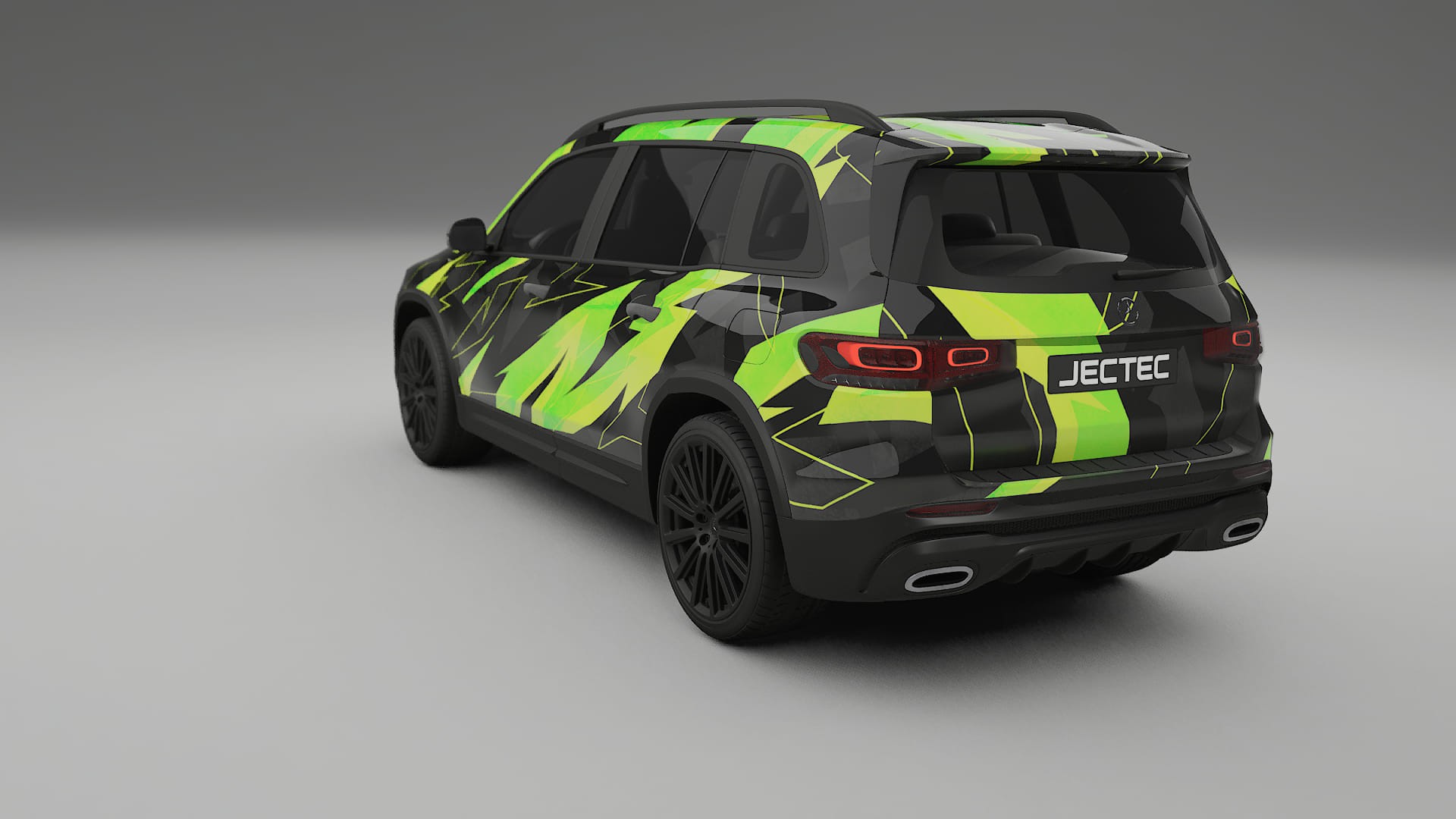 Mercedes AMG GLB NINJA TURTLES – Design-Wrap PPF-Kit aus bedruckbarer Polyurethanfolie