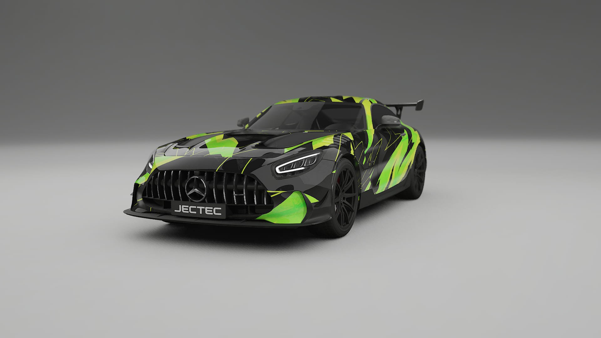 Mercedes AMG GT Black Series C192 Coupe NINJA TURTLES – Design-Wrap PPF-Kit aus bedruckbarer Polyurethanfolie