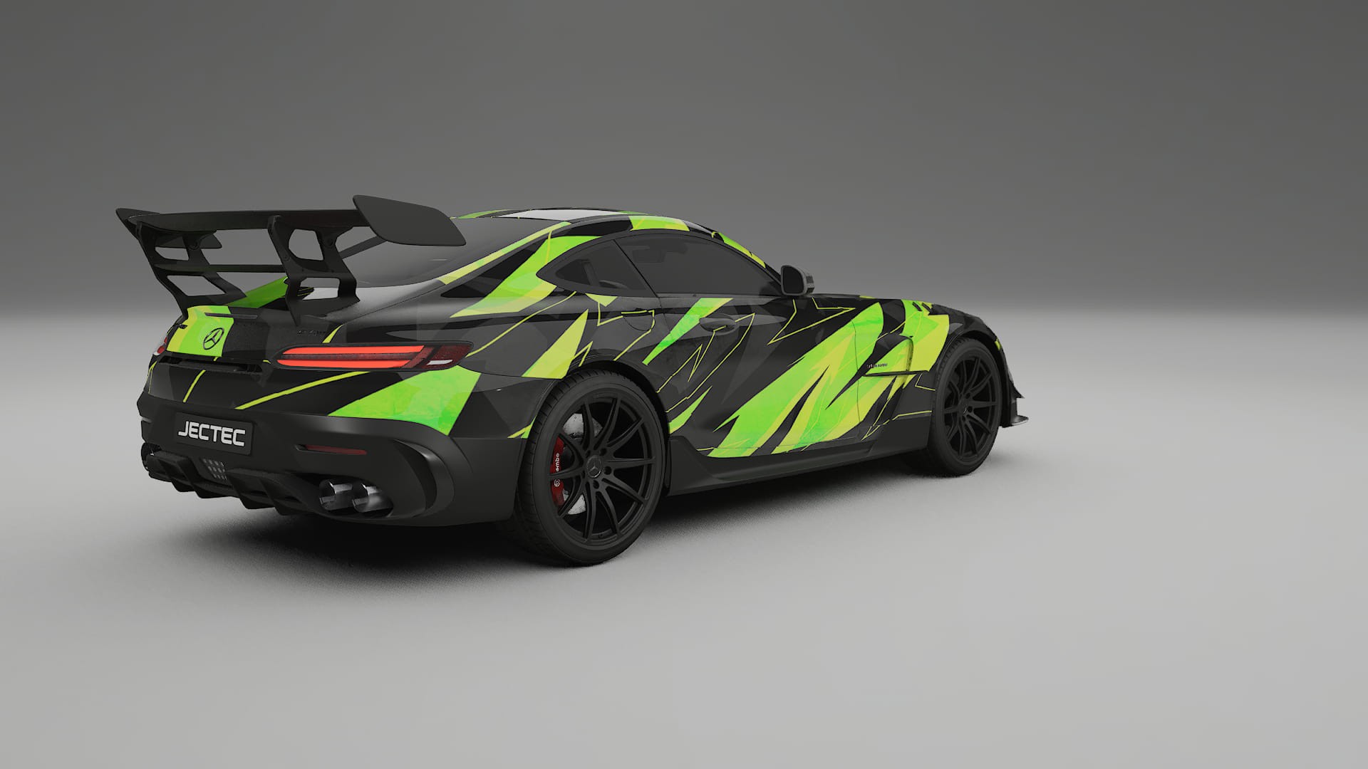 Mercedes AMG GT Black Series C192 Coupe NINJA TURTLES – Design-Wrap PPF-Kit aus bedruckbarer Polyurethanfolie