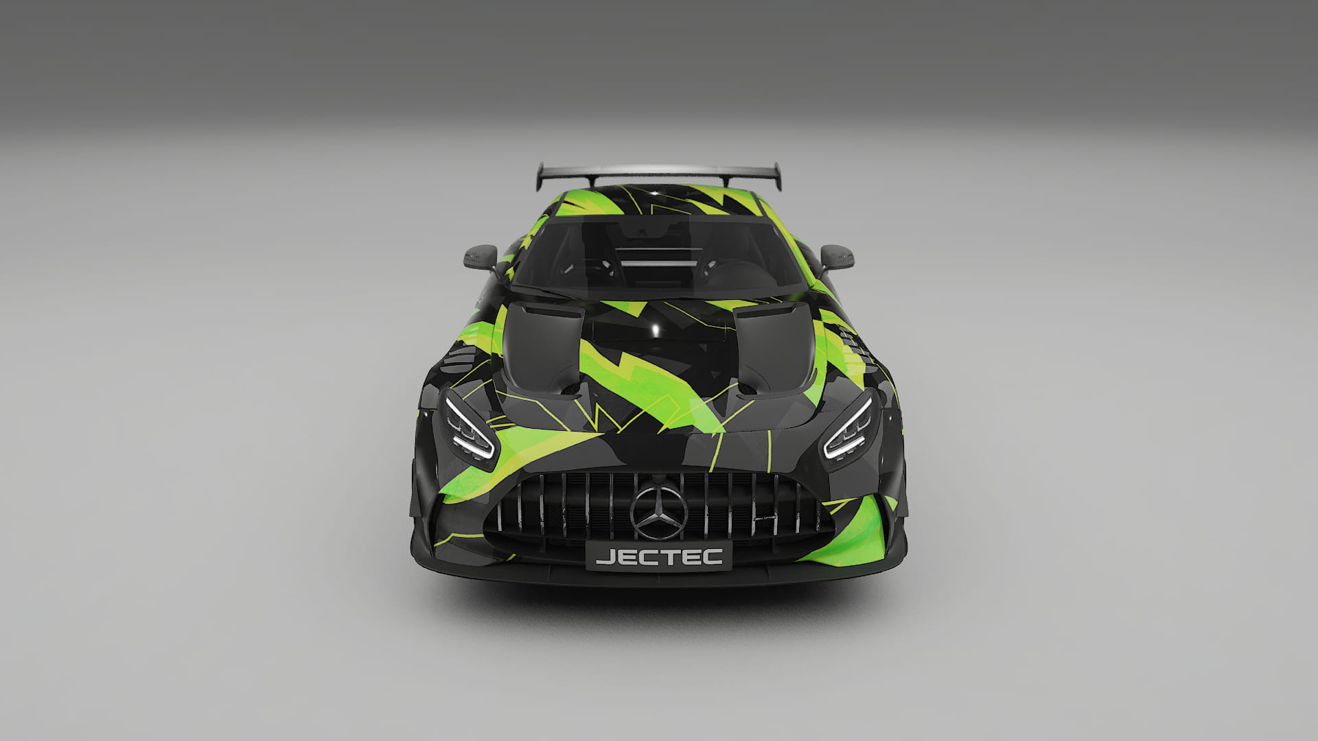 Mercedes AMG GT Black Series C192 Coupe NINJA TURTLES – Design-Wrap PPF-Kit aus bedruckbarer Polyurethanfolie