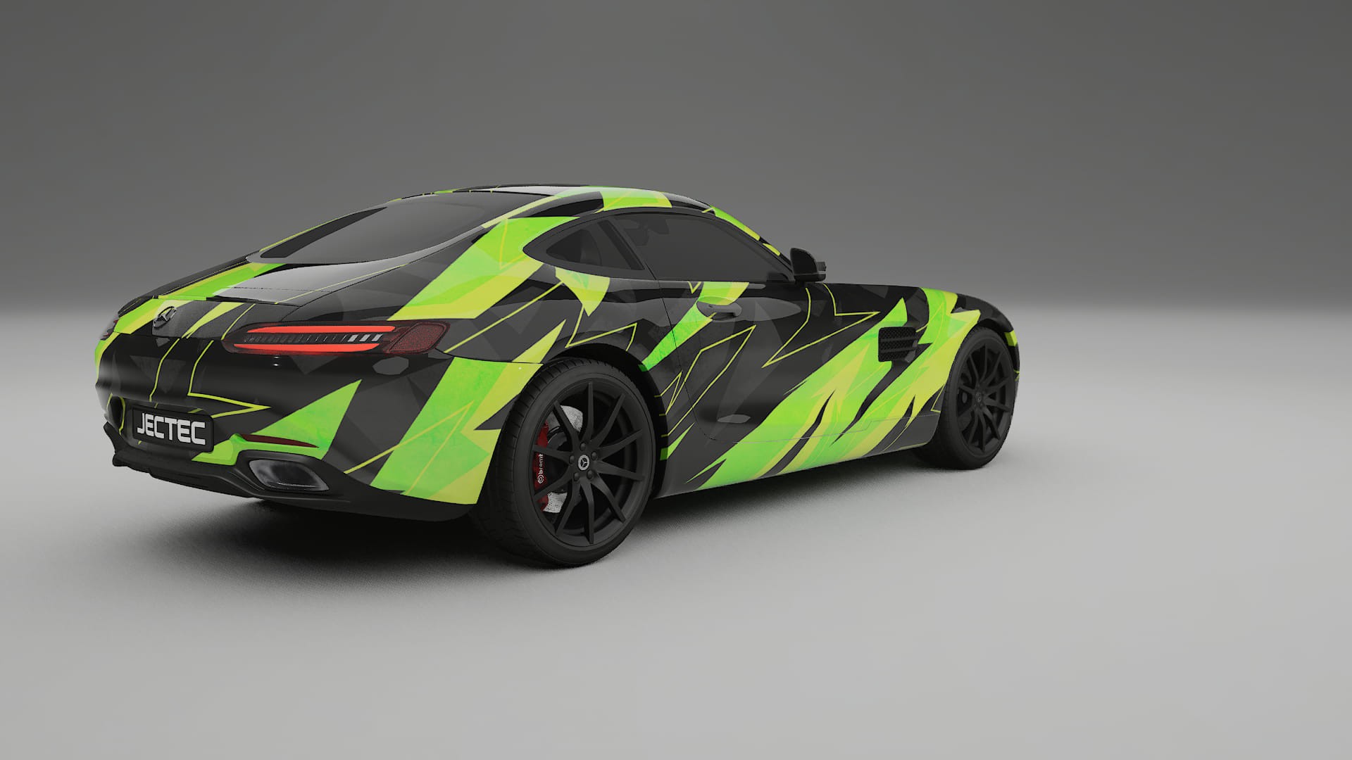Mercedes AMG GT C190 Coupe NINJA TURTLES – Design-Wrap PPF-Kit aus bedruckbarer Polyurethanfolie
