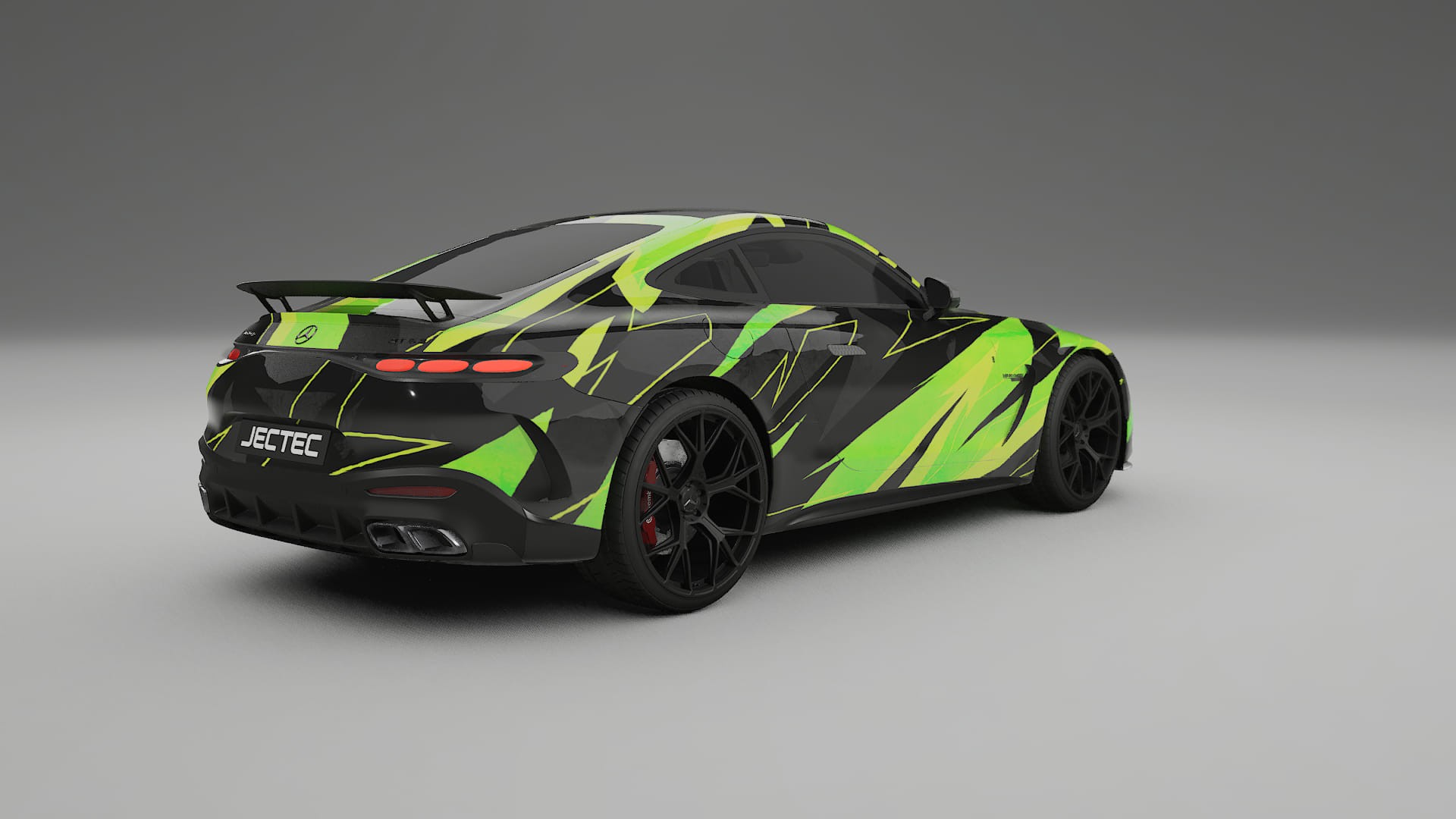 Mercedes AMG GT Coupe C192 NINJA TURTLES – Design-Wrap PPF-Kit aus bedruckbarer Polyurethanfolie