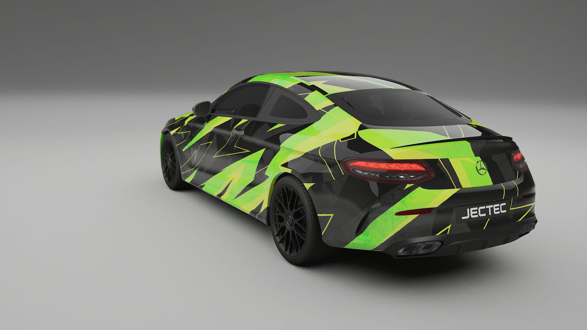 Mercedes C63 AMG W205 Coupe NINJA TURTLES – Design-Wrap PPF-Kit aus bedruckbarer Polyurethanfolie