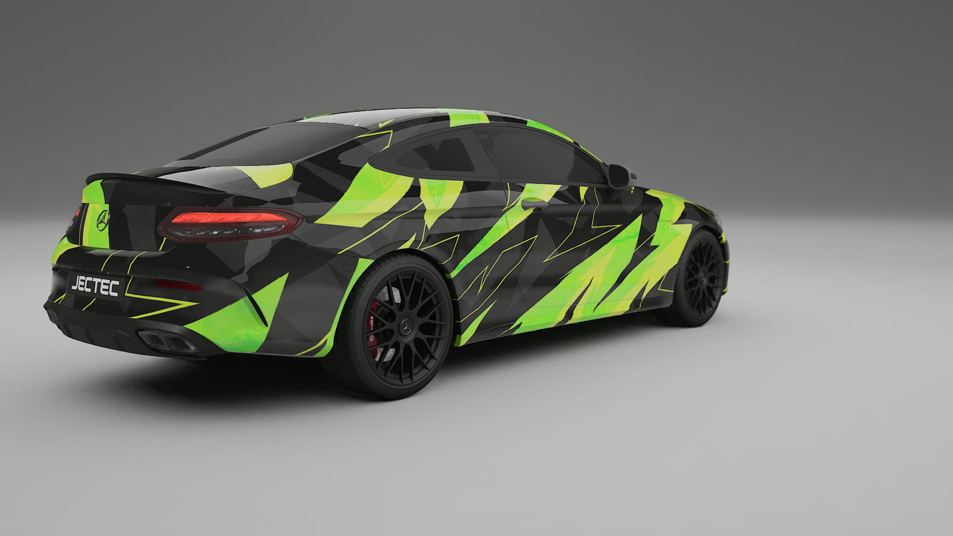 Mercedes C63 AMG W205 Coupe NINJA TURTLES – Design-Wrap PPF-Kit aus bedruckbarer Polyurethanfolie