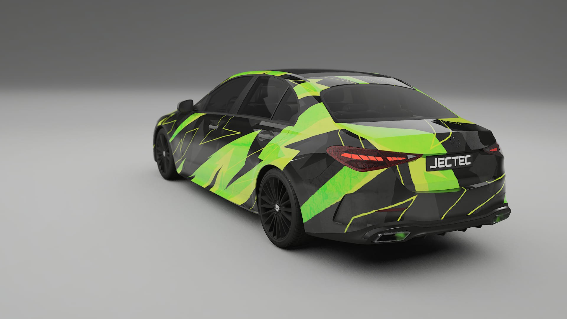 Mercedes C-class W206 NINJA TURTLES – Design-Wrap PPF-Kit aus bedruckbarer Polyurethanfolie