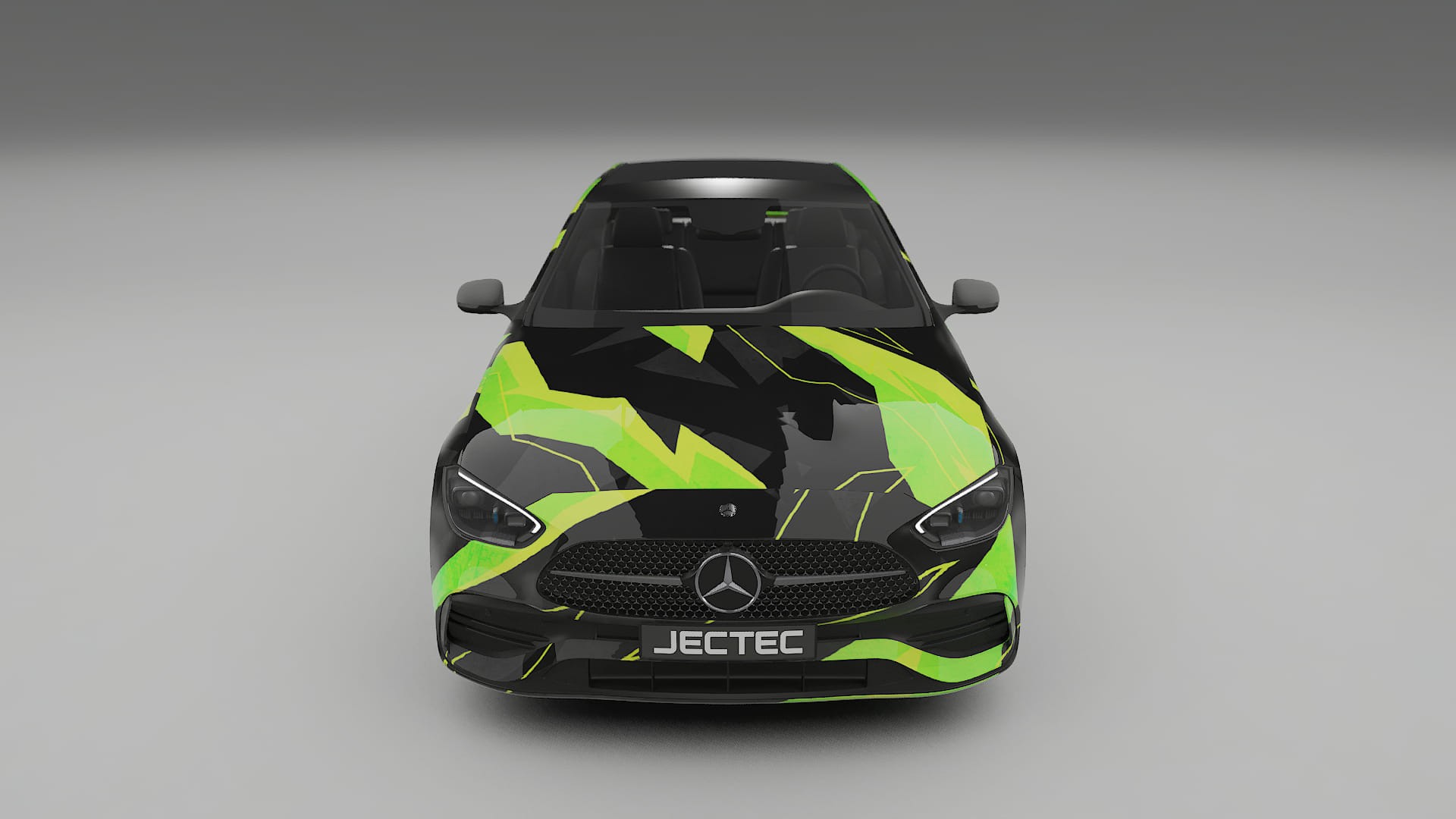 Mercedes C-class W206 NINJA TURTLES – Design-Wrap PPF-Kit aus bedruckbarer Polyurethanfolie