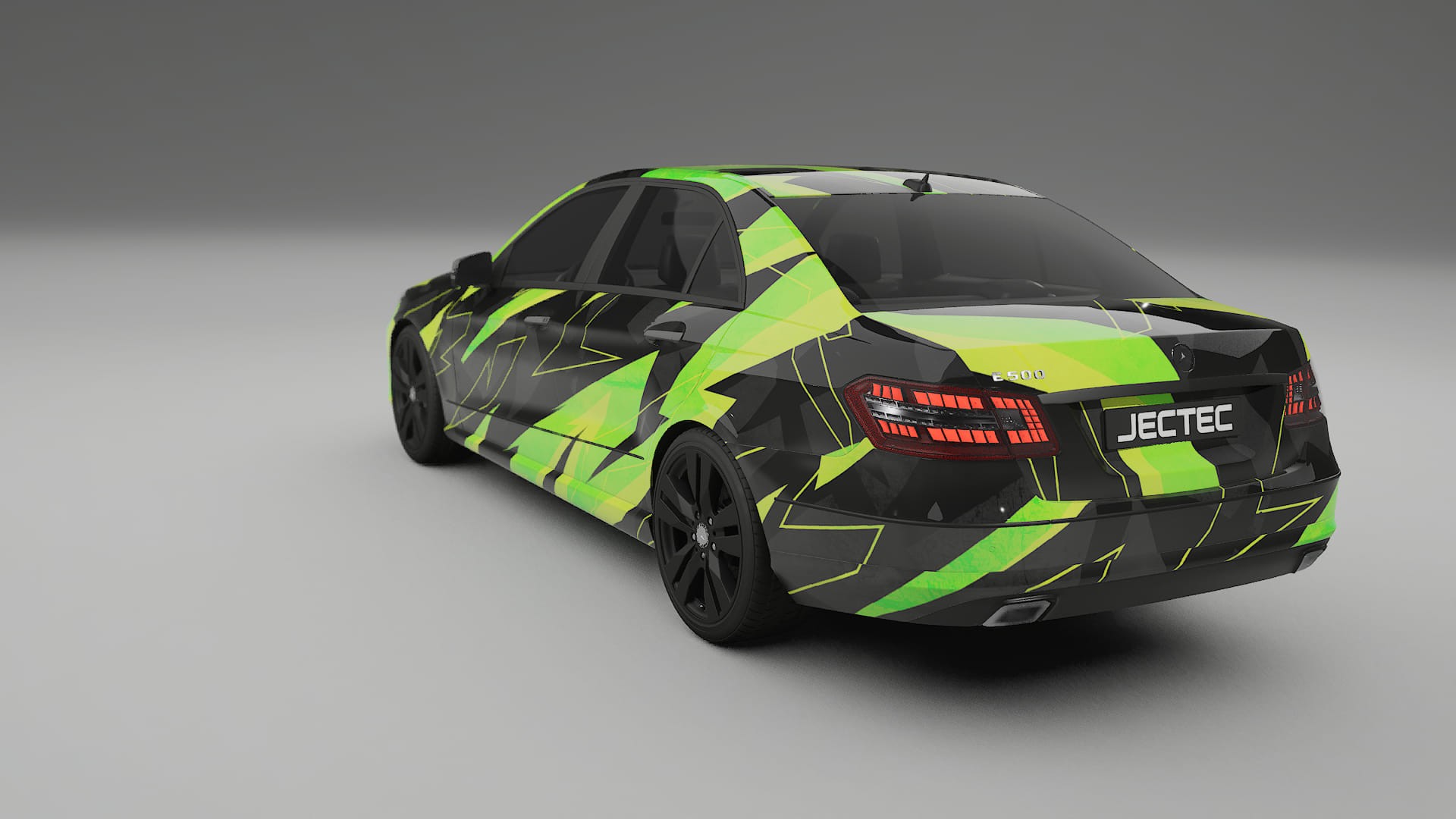 Mercedes E-class Sedan W212 Prefacelift pre-LCI NINJA TURTLES – Design-Wrap PPF-Kit aus bedruckbarer Polyurethanfolie