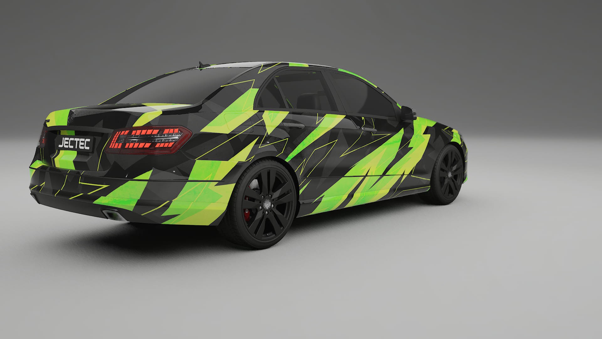 Mercedes E-class Sedan W212 Prefacelift pre-LCI NINJA TURTLES – Design-Wrap PPF-Kit aus bedruckbarer Polyurethanfolie