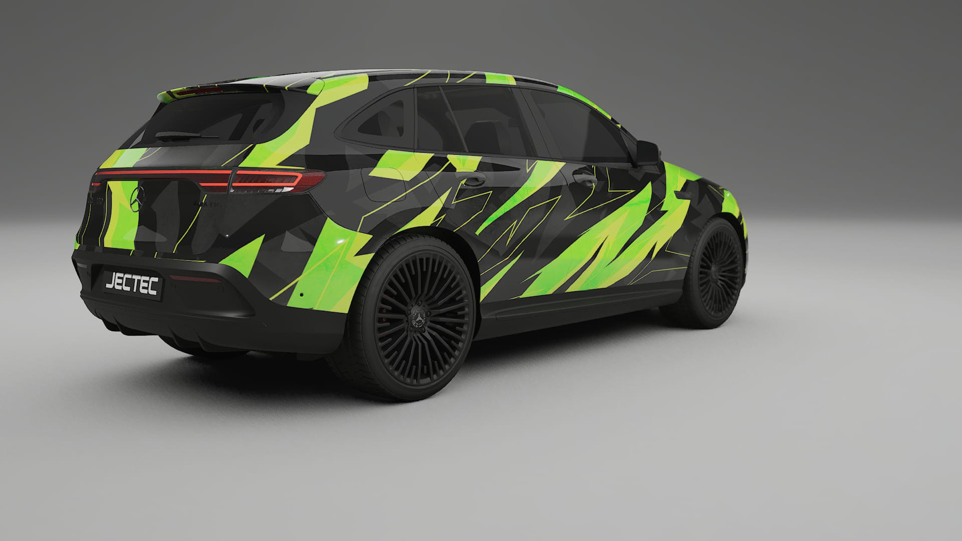 Mercedes EQC AMG NINJA TURTLES – Design-Wrap PPF-Kit aus bedruckbarer Polyurethanfolie