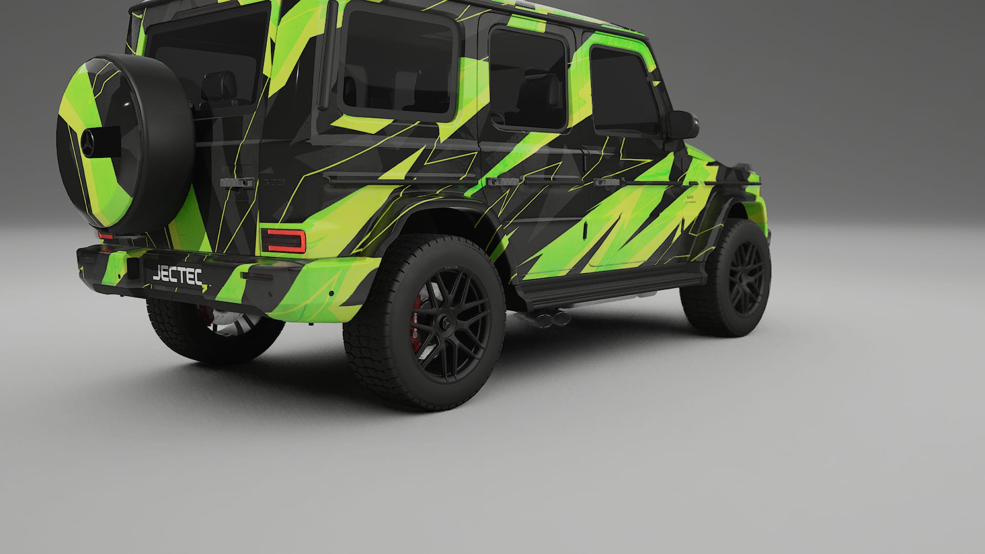 Mercedes G63 AMG W463A NINJA TURTLES – Design-Wrap PPF-Kit aus bedruckbarer Polyurethanfolie