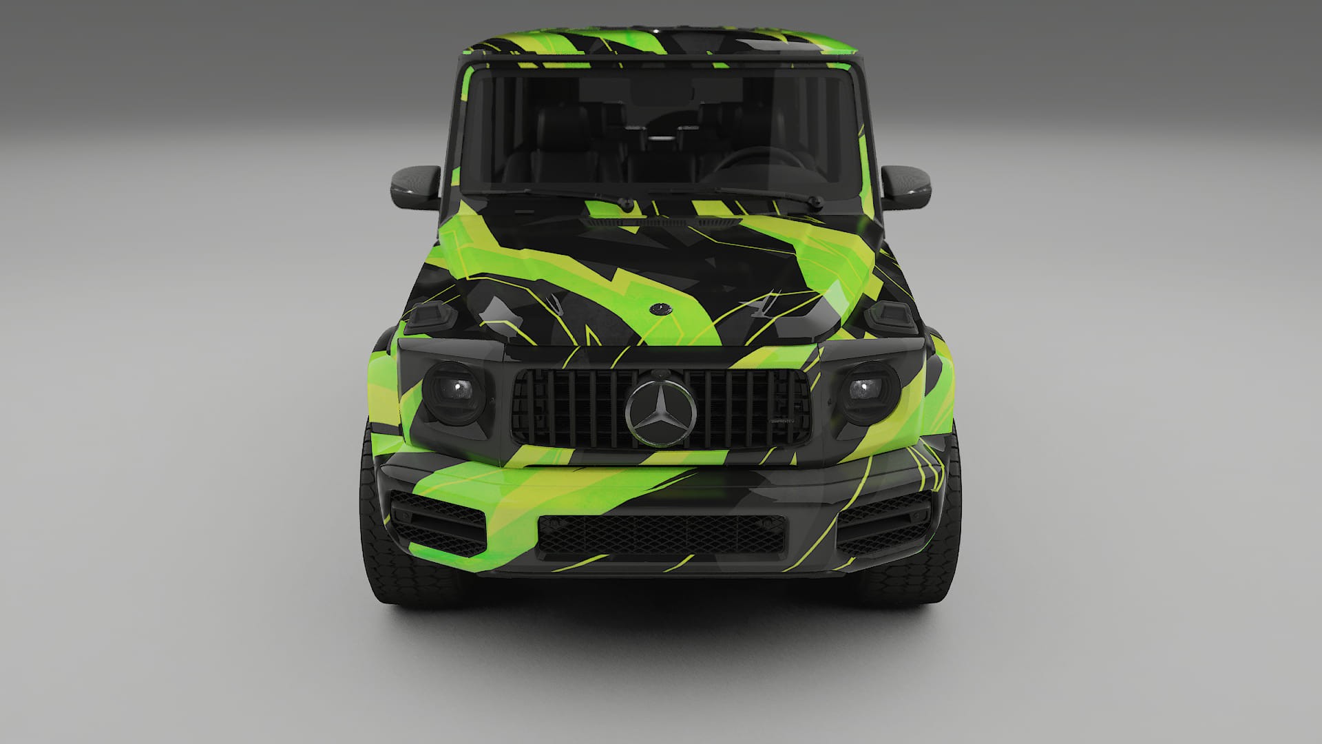 Mercedes G63 AMG W463A NINJA TURTLES – Design-Wrap PPF-Kit aus bedruckbarer Polyurethanfolie