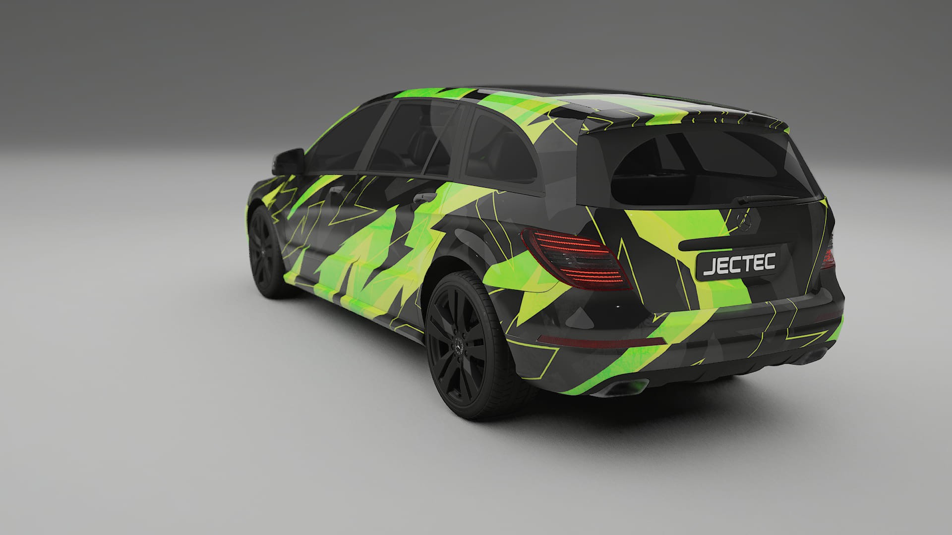 Mercedes R-class W251 facelift LCI NINJA TURTLES – Design-Wrap PPF-Kit aus bedruckbarer Polyurethanfolie