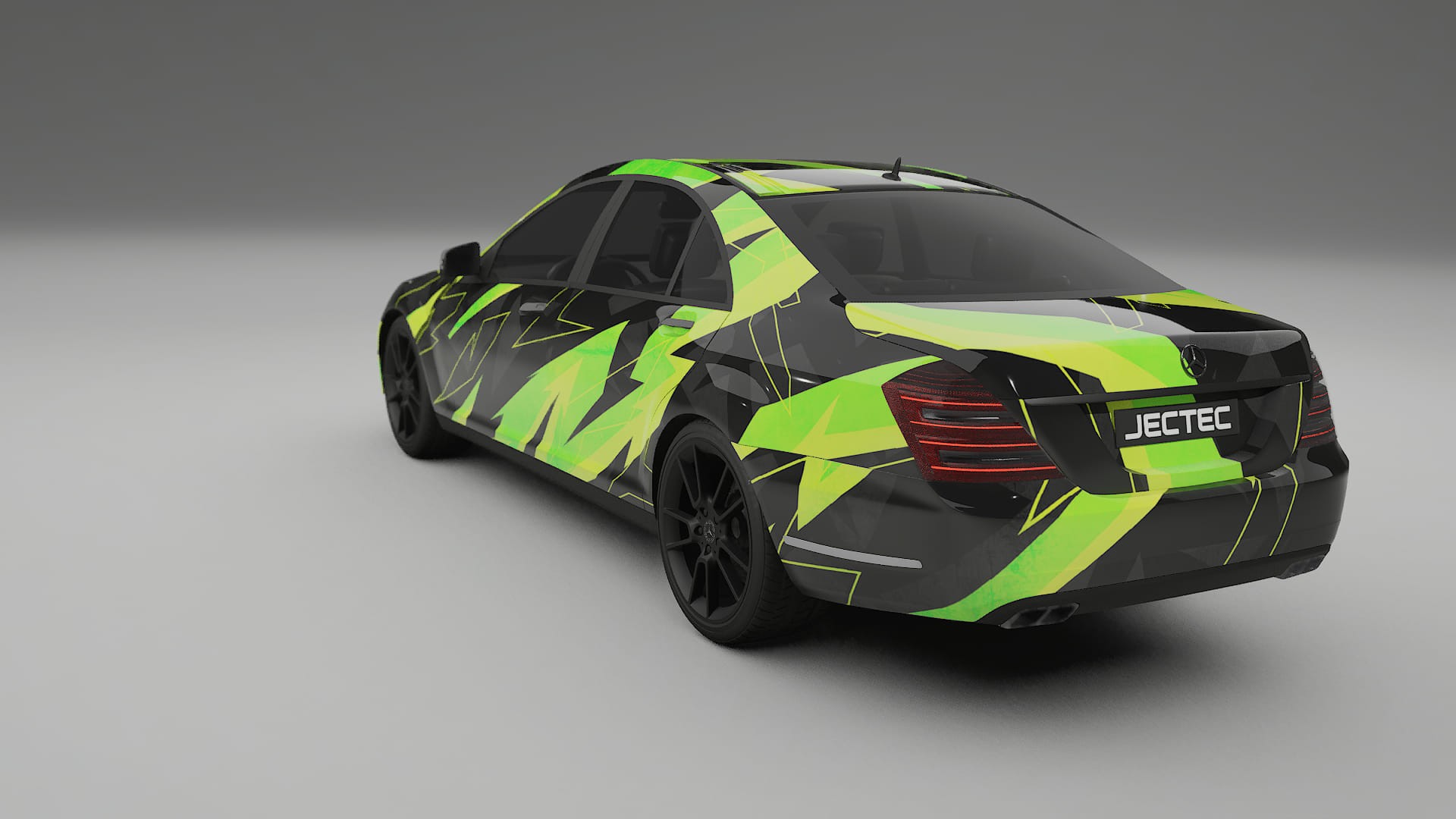 Mercedes S-class W221 facelift LCI NINJA TURTLES – Design-Wrap PPF-Kit aus bedruckbarer Polyurethanfolie