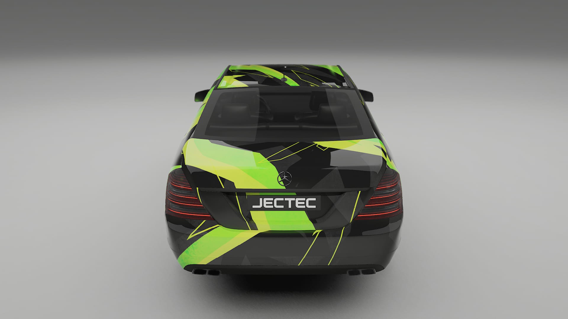 Mercedes S-class W221 facelift LCI NINJA TURTLES – Design-Wrap PPF-Kit aus bedruckbarer Polyurethanfolie
