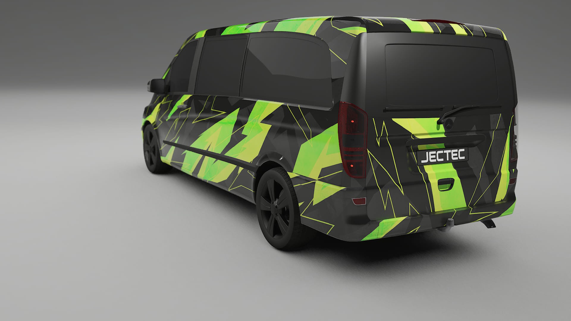 Mercedes Viano Extralong W439 Facelift LCI NINJA TURTLES – Design-Wrap PPF-Kit aus bedruckbarer Polyurethanfolie