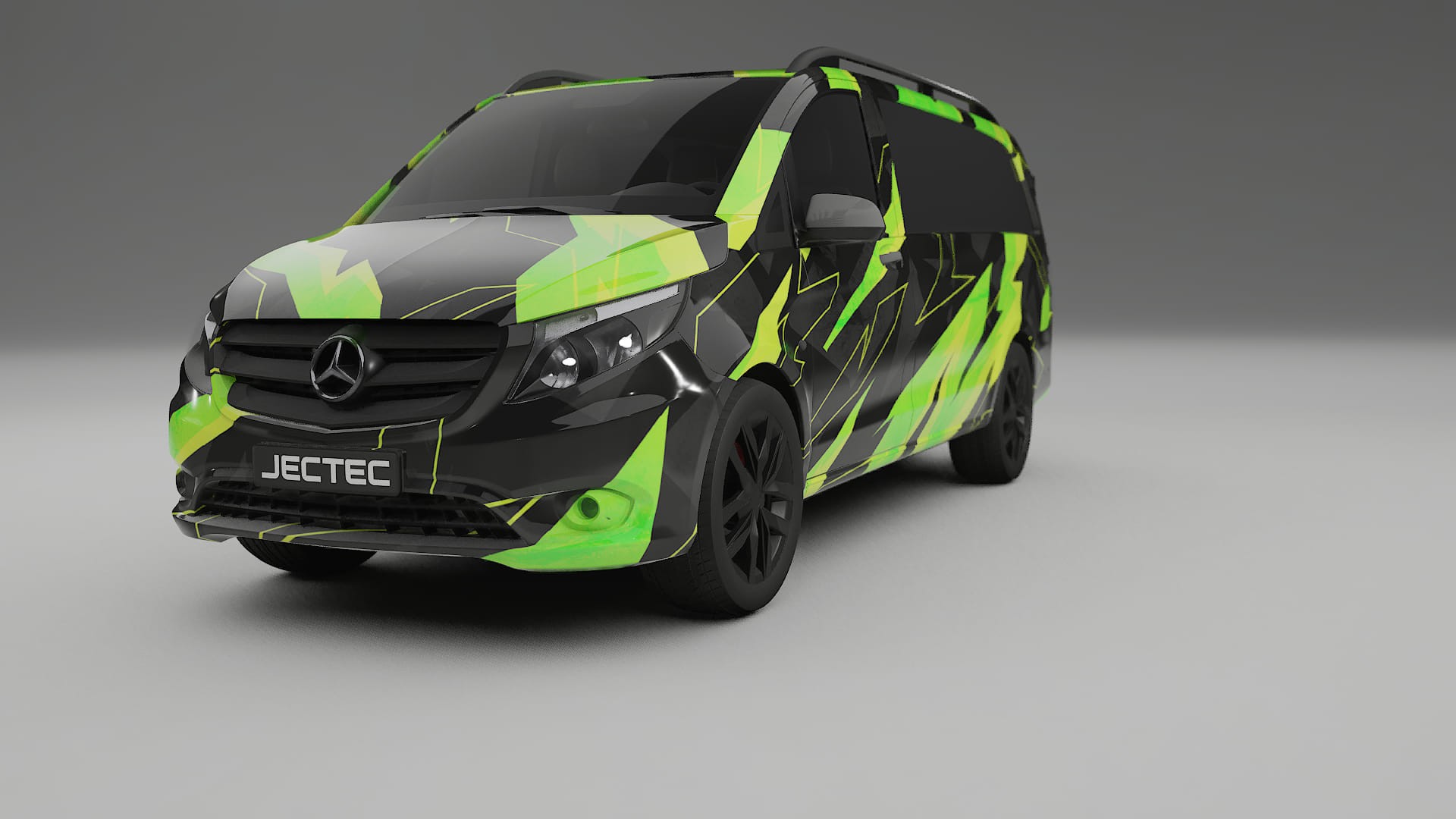 Mercedes Vito Short W447 prefacelift pre-LCI NINJA TURTLES – Design-Wrap PPF-Kit aus bedruckbarer Polyurethanfolie