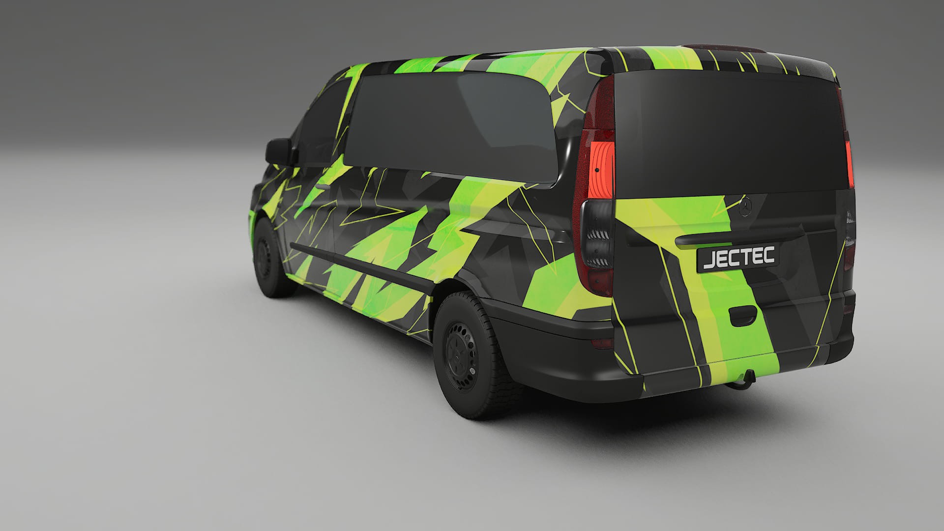 Mercedes Vito Short W639 facelift LCI NINJA TURTLES – Design-Wrap PPF-Kit aus bedruckbarer Polyurethanfolie