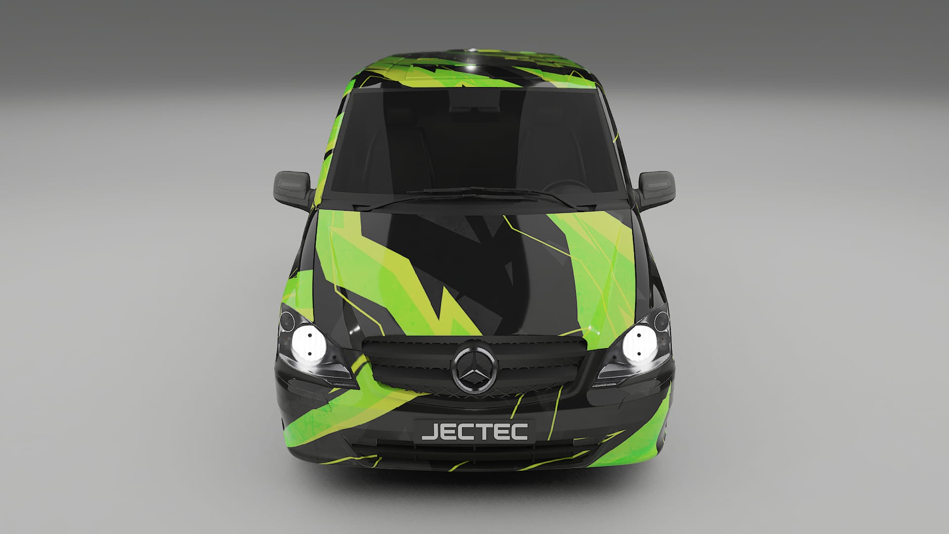 Mercedes Vito Short W639 facelift LCI NINJA TURTLES – Design-Wrap PPF-Kit aus bedruckbarer Polyurethanfolie