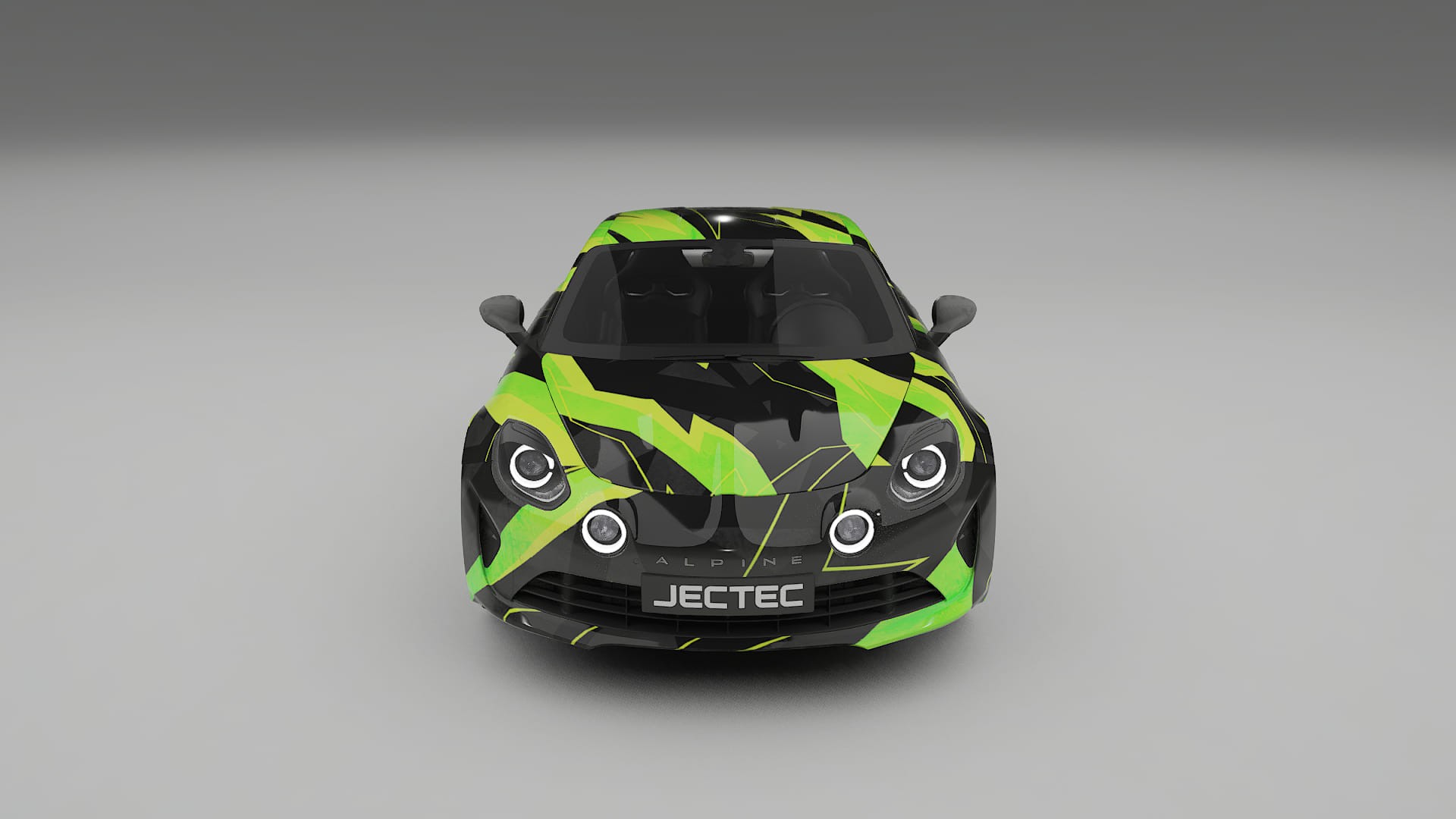Renault Alpine A110 NINJA TURTLES – Design-Wrap PPF-Kit aus bedruckbarer Polyurethanfolie