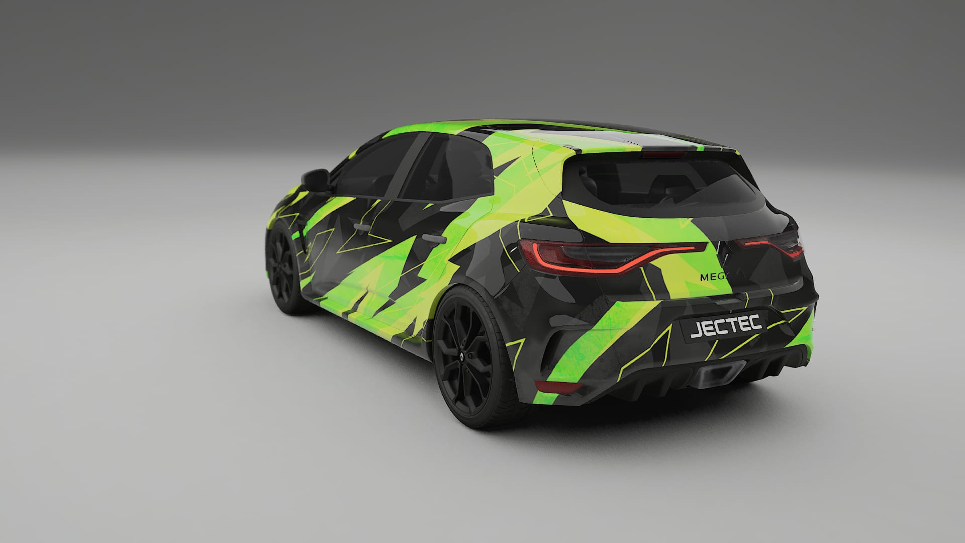 Renault Megane RS IV NINJA TURTLES – Design-Wrap PPF-Kit aus bedruckbarer Polyurethanfolie