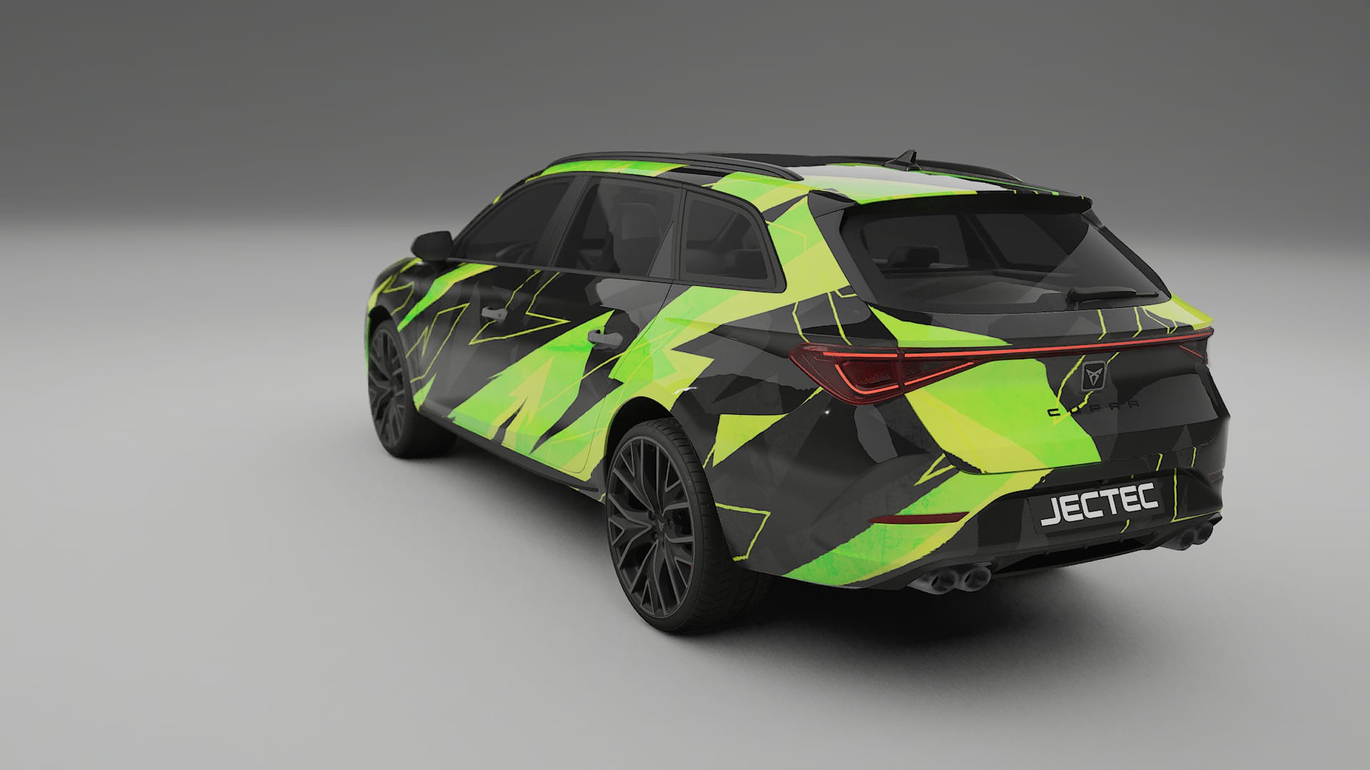 Seat Leon Cupra KL NINJA TURTLES – Design-Wrap PPF-Kit aus bedruckbarer Polyurethanfolie