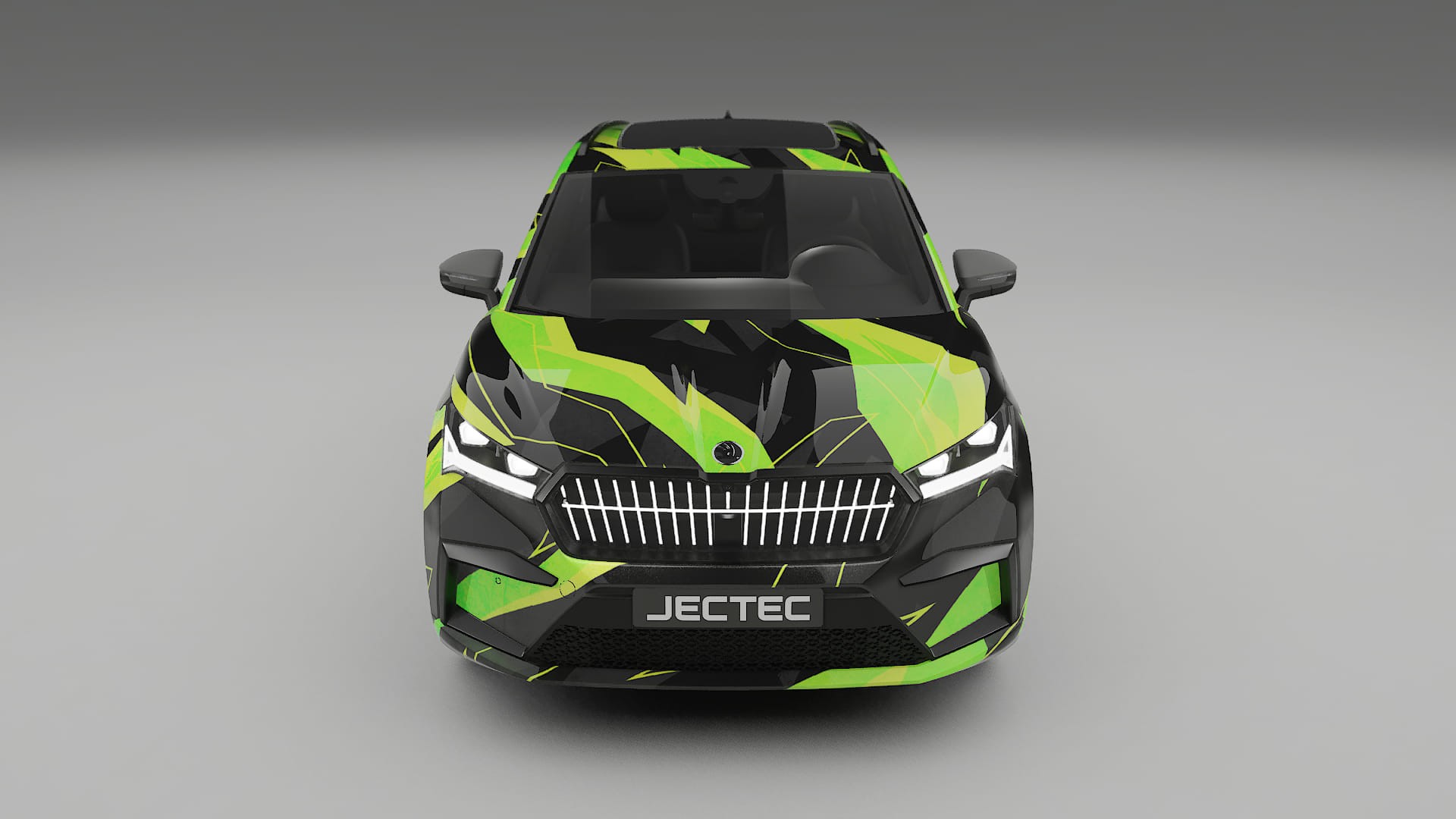 Škoda Enyaq MEB NINJA TURTLES – Design-Wrap PPF-Kit aus bedruckbarer Polyurethanfolie