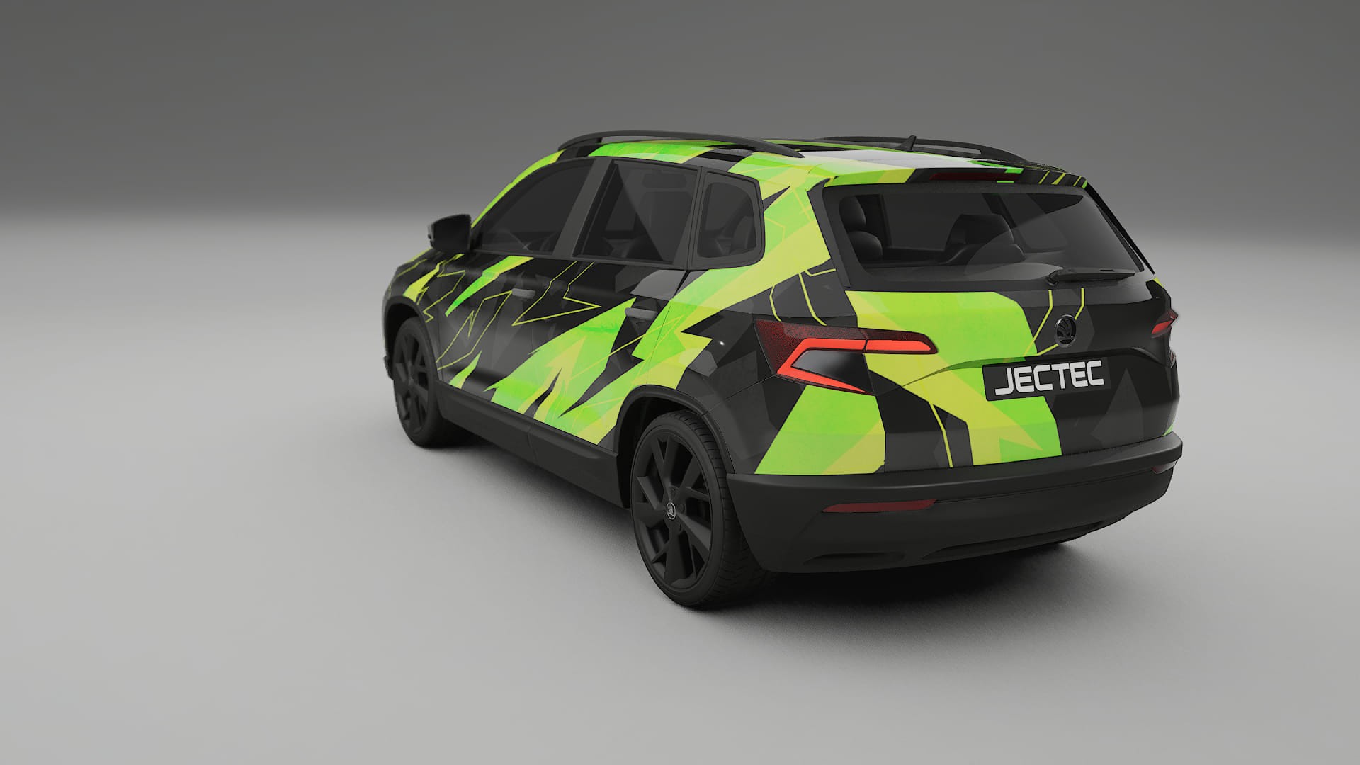 Škoda Karoq NU7 NINJA TURTLES – Design-Wrap PPF-Kit aus bedruckbarer Polyurethanfolie