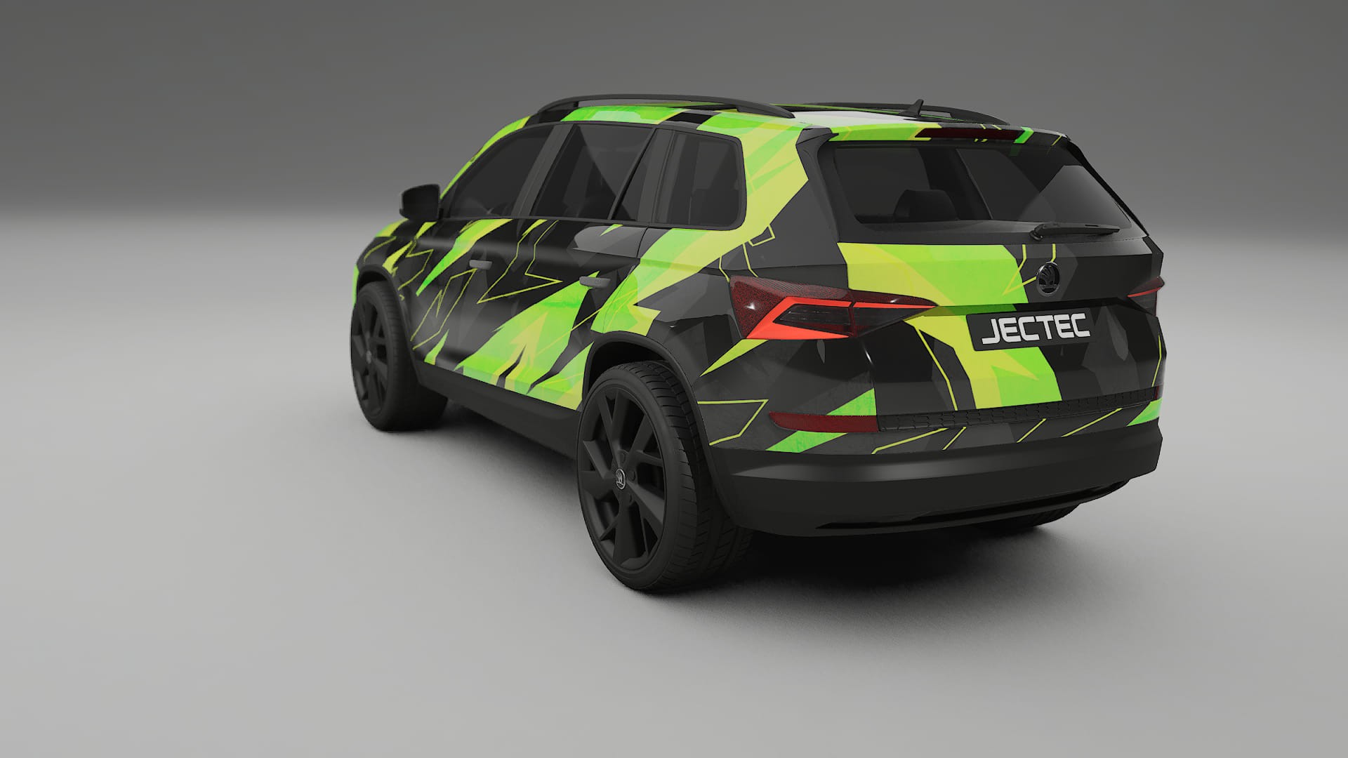 Škoda Kodiaq NS7 NINJA TURTLES – Design-Wrap PPF-Kit aus bedruckbarer Polyurethanfolie