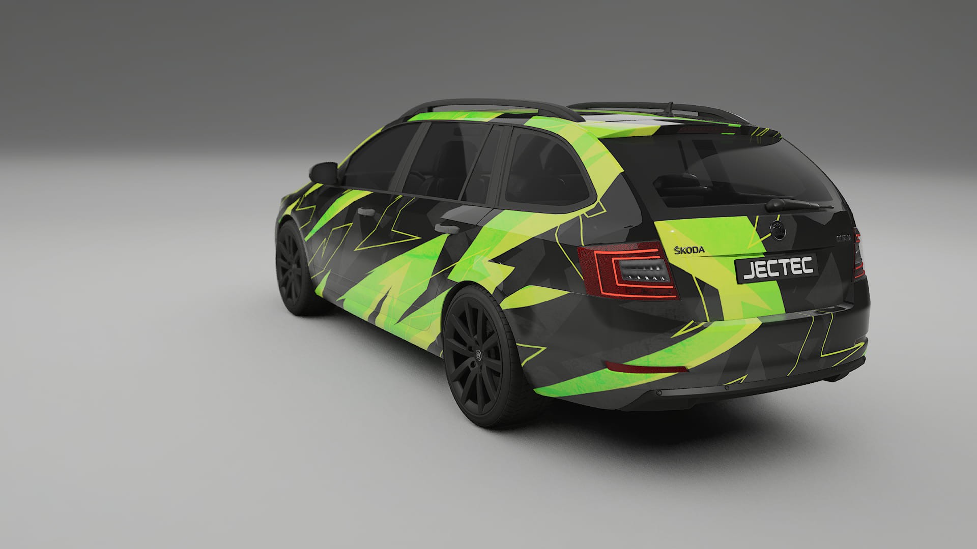 Škoda Octavia combi 5E NINJA TURTLES – Design-Wrap PPF-Kit aus bedruckbarer Polyurethanfolie