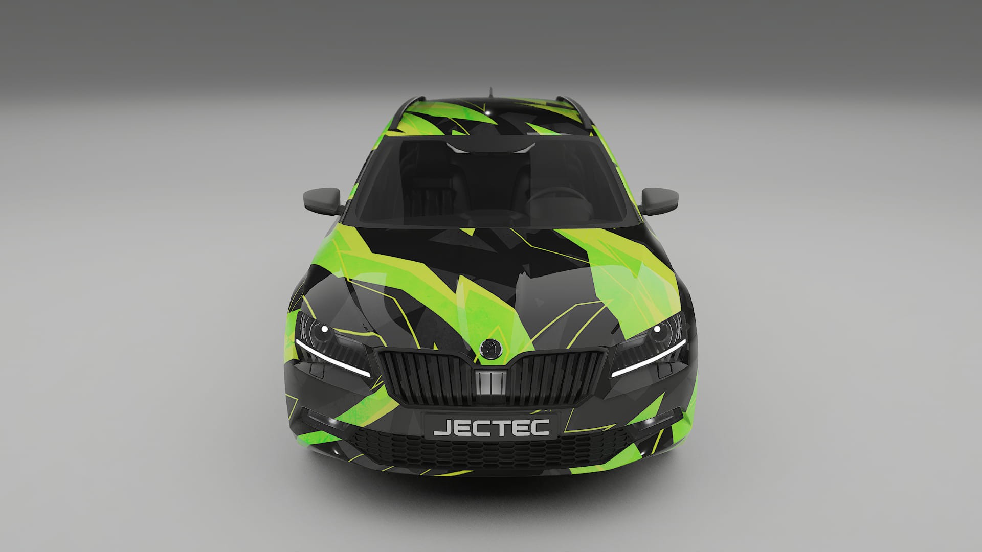 Škoda Superb B8 NINJA TURTLES – Design-Wrap PPF-Kit aus bedruckbarer Polyurethanfolie