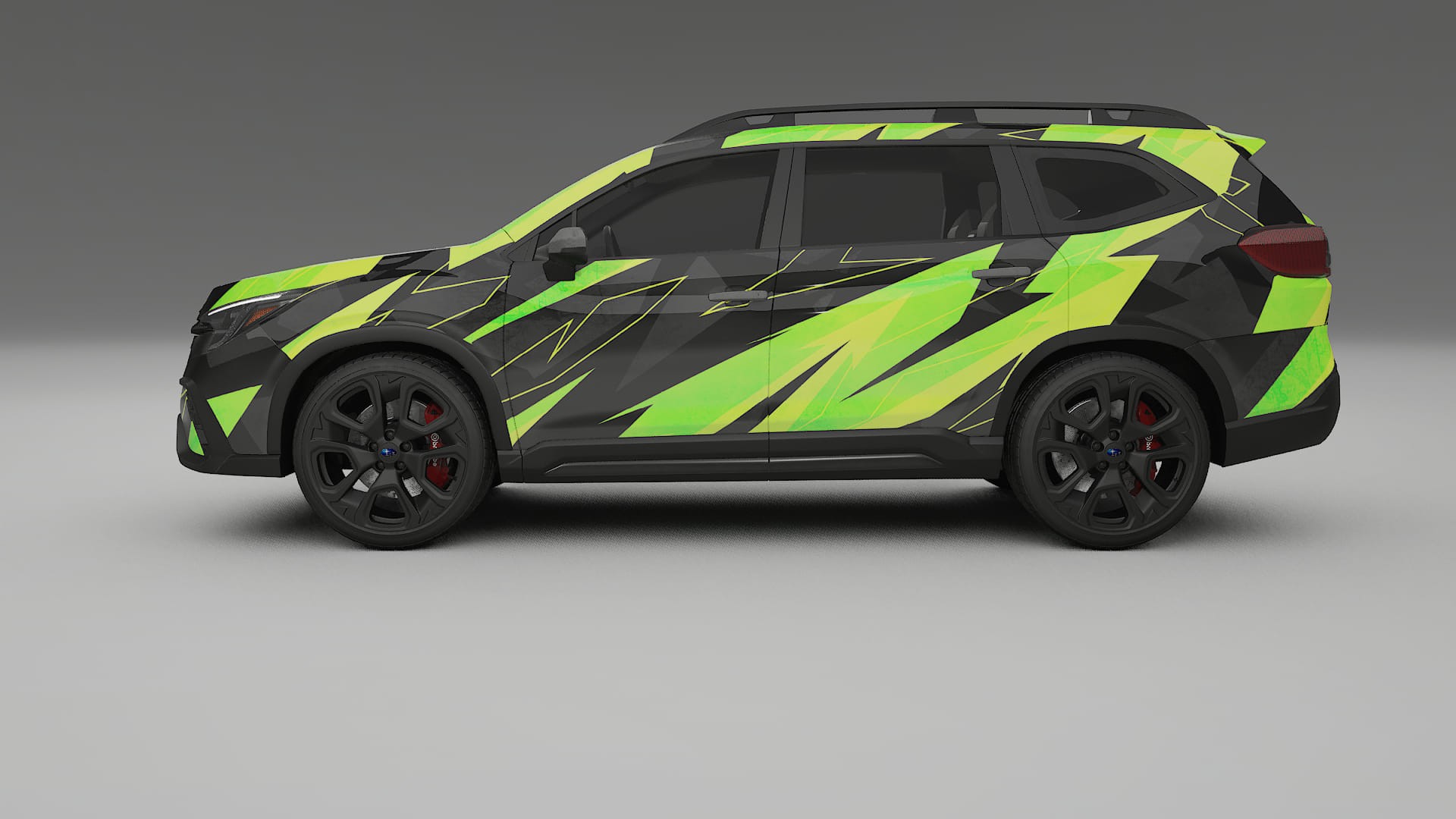 Subaru Ascent BT facelift LCI NINJA TURTLES – Design-Wrap PPF-Kit aus bedruckbarer Polyurethanfolie